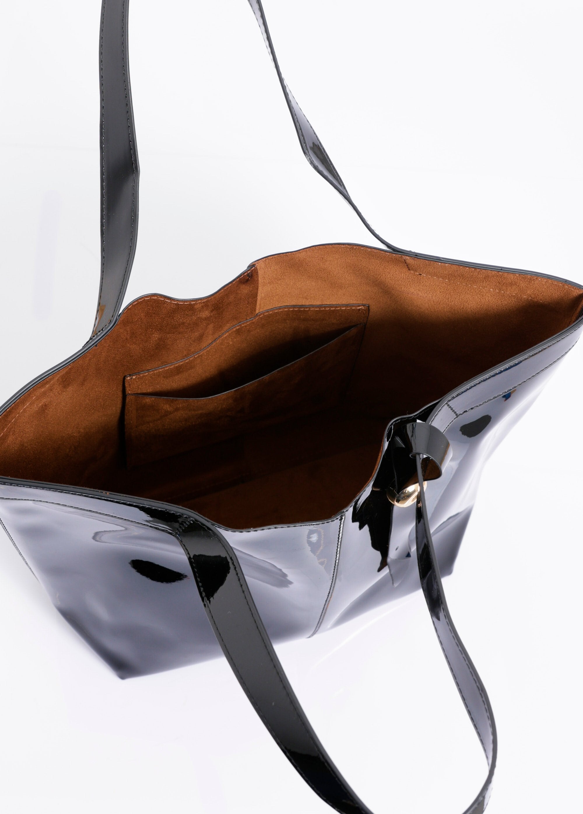 Borsa_tote_verniciata_con_manici_e_gri_Vernis_noir_DE2_slim