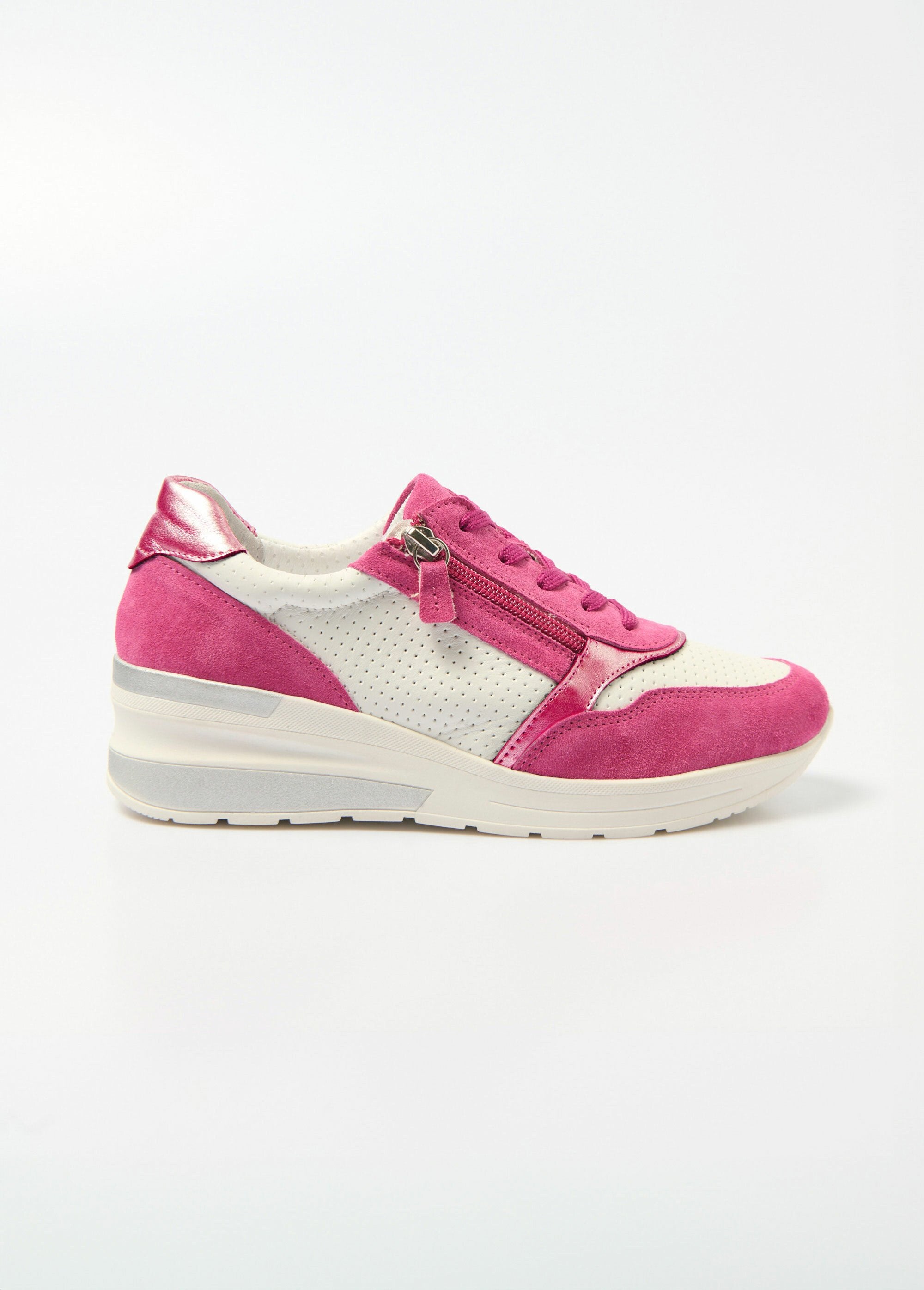 Scarpe_da_ginnastica_con_zeppa_in_pelle_a_larghezza_maggiorata_Fuchsia_et_blanc_DR1_slim