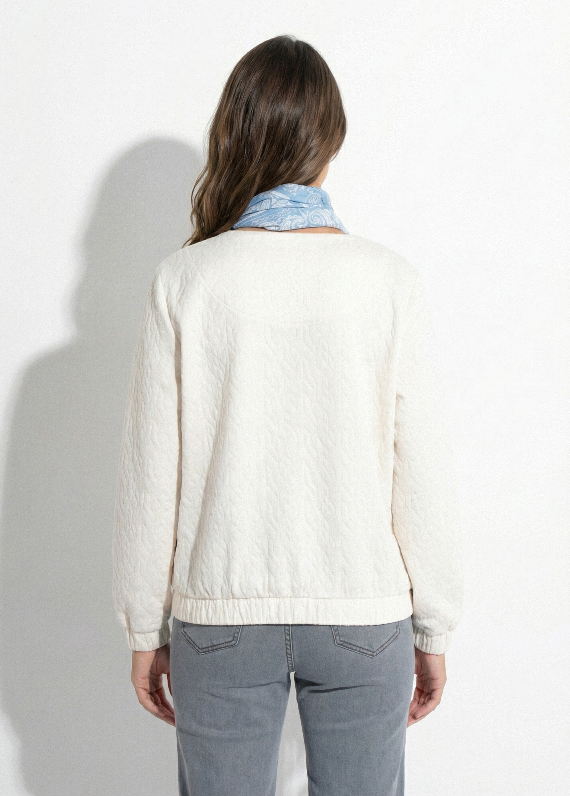 Blouson_pressionné_effet_matelassé_Ecru_DO1_slim