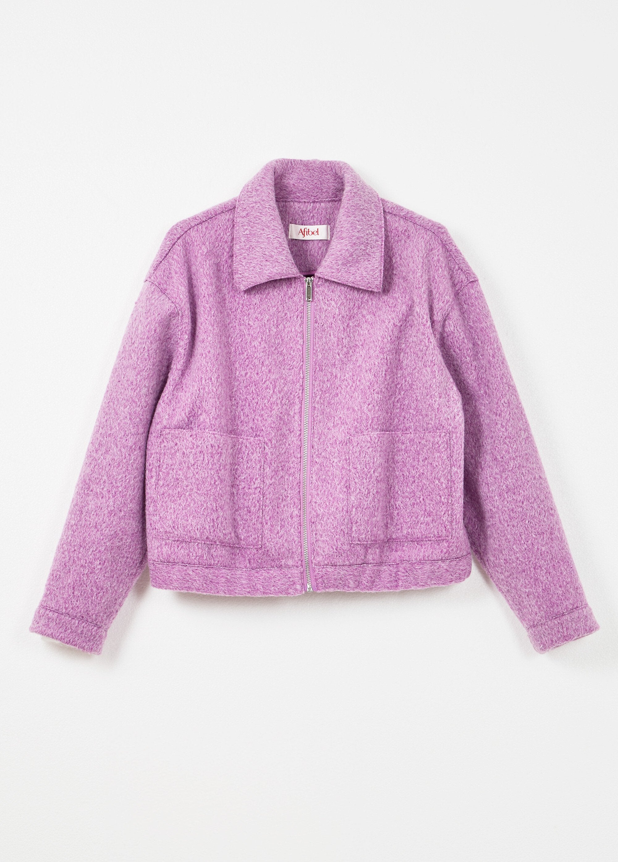 Giacca_con_zip_in_tessuto_bouclette_tinta_unita_Parme_AP1_slim