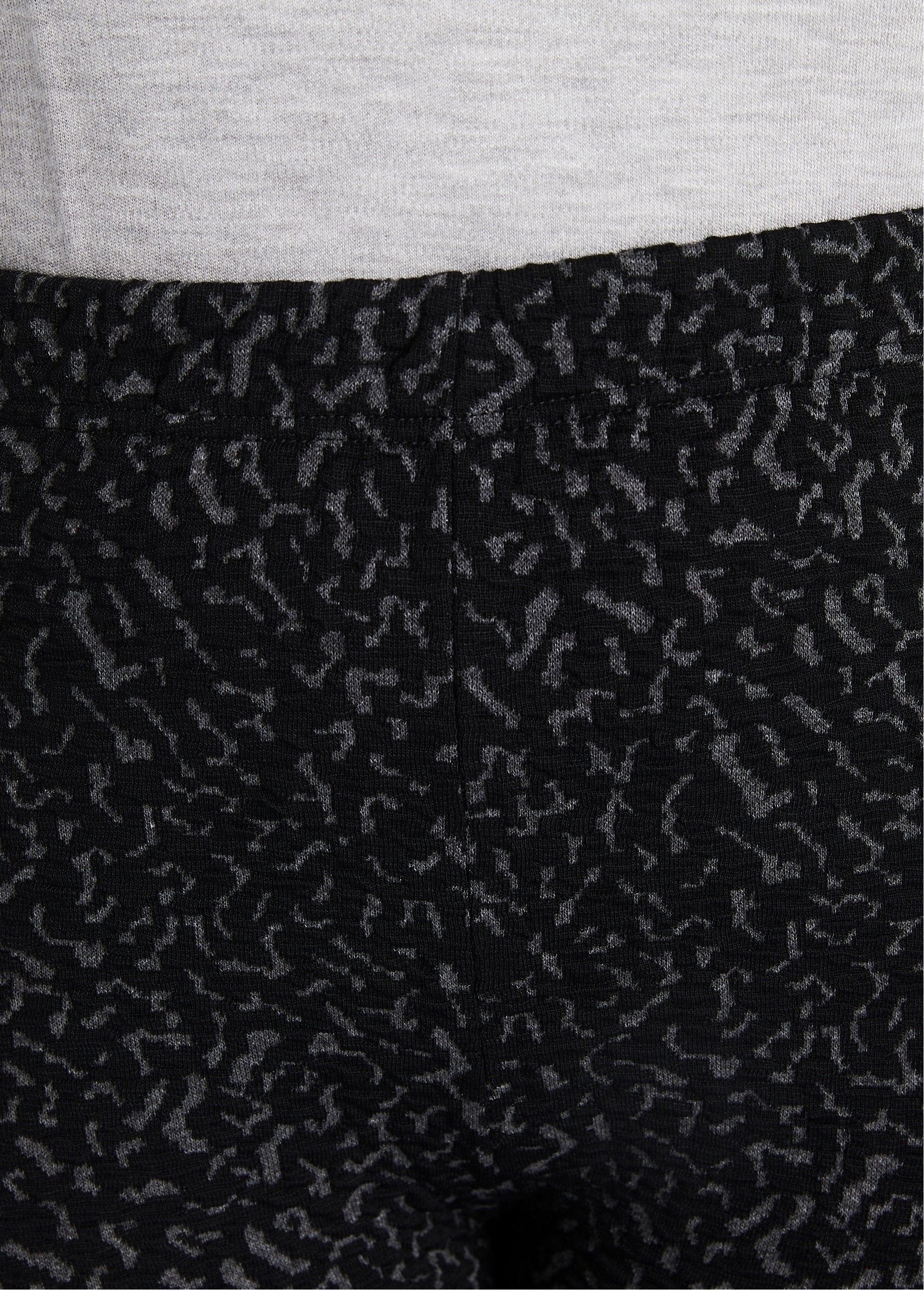 Leggings_elasticizzati_in_vita,_tinta_unita_o_bicolore_Grigio_e_nero_DE2_curvy