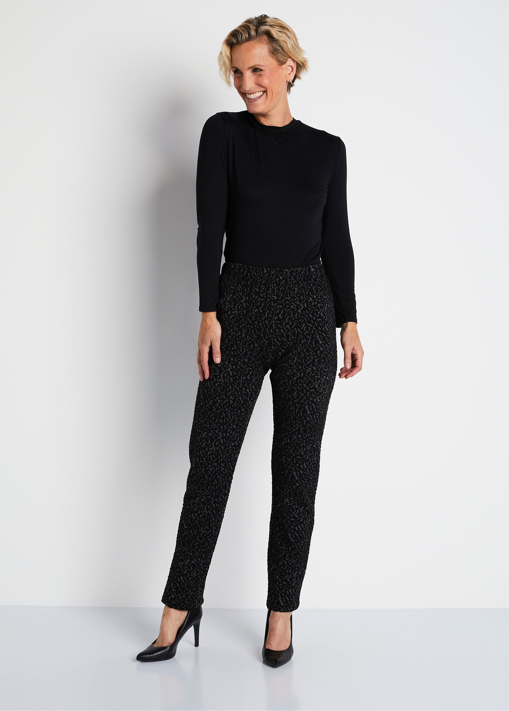 Leggings_elasticizzati_in_vita,_tinta_unita_o_bicolore_Grigio_e_nero_SF1_slim