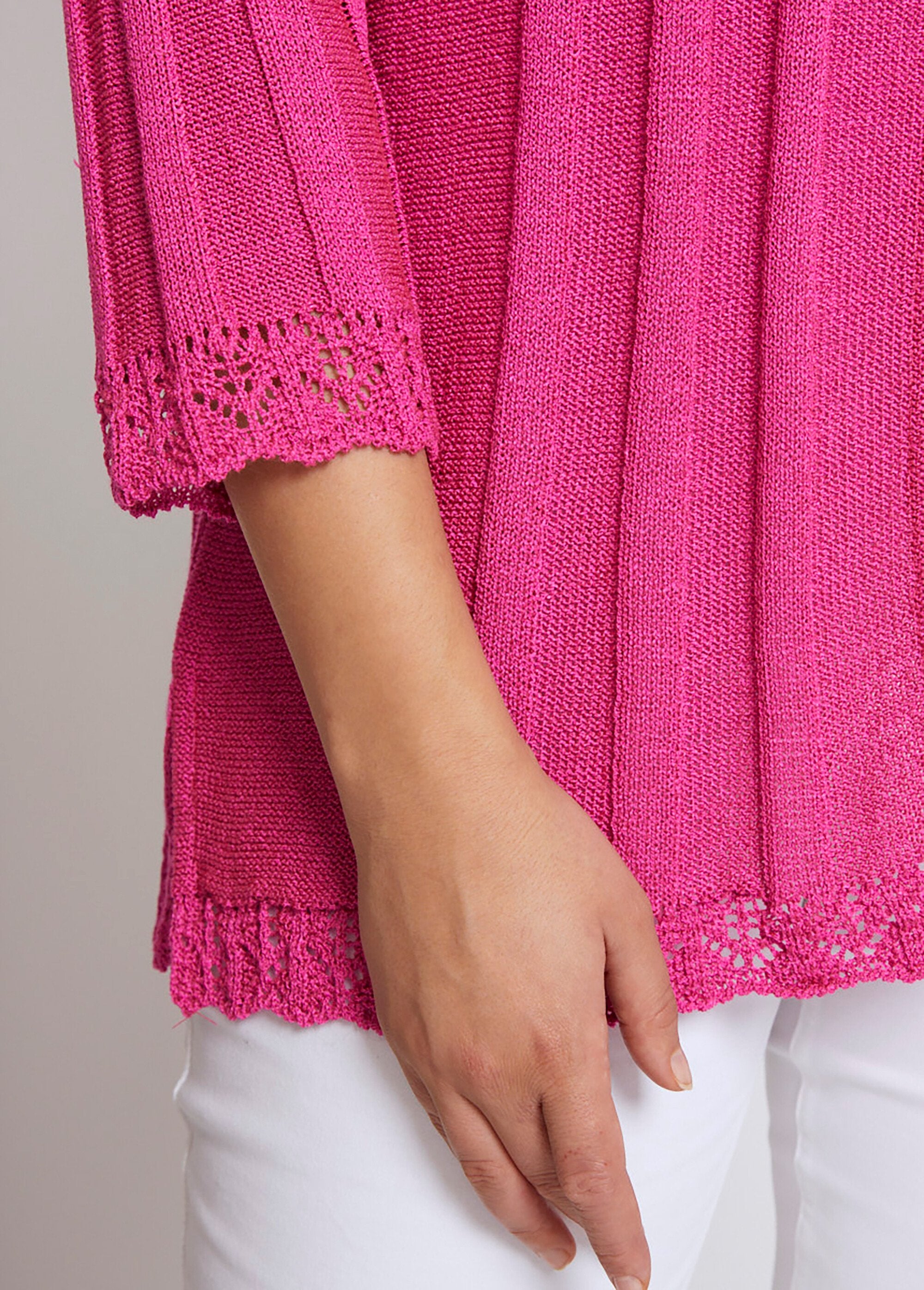 Cardigan_lungo_abbottonato_e_traforato_Fuchsia_DE1_curvy