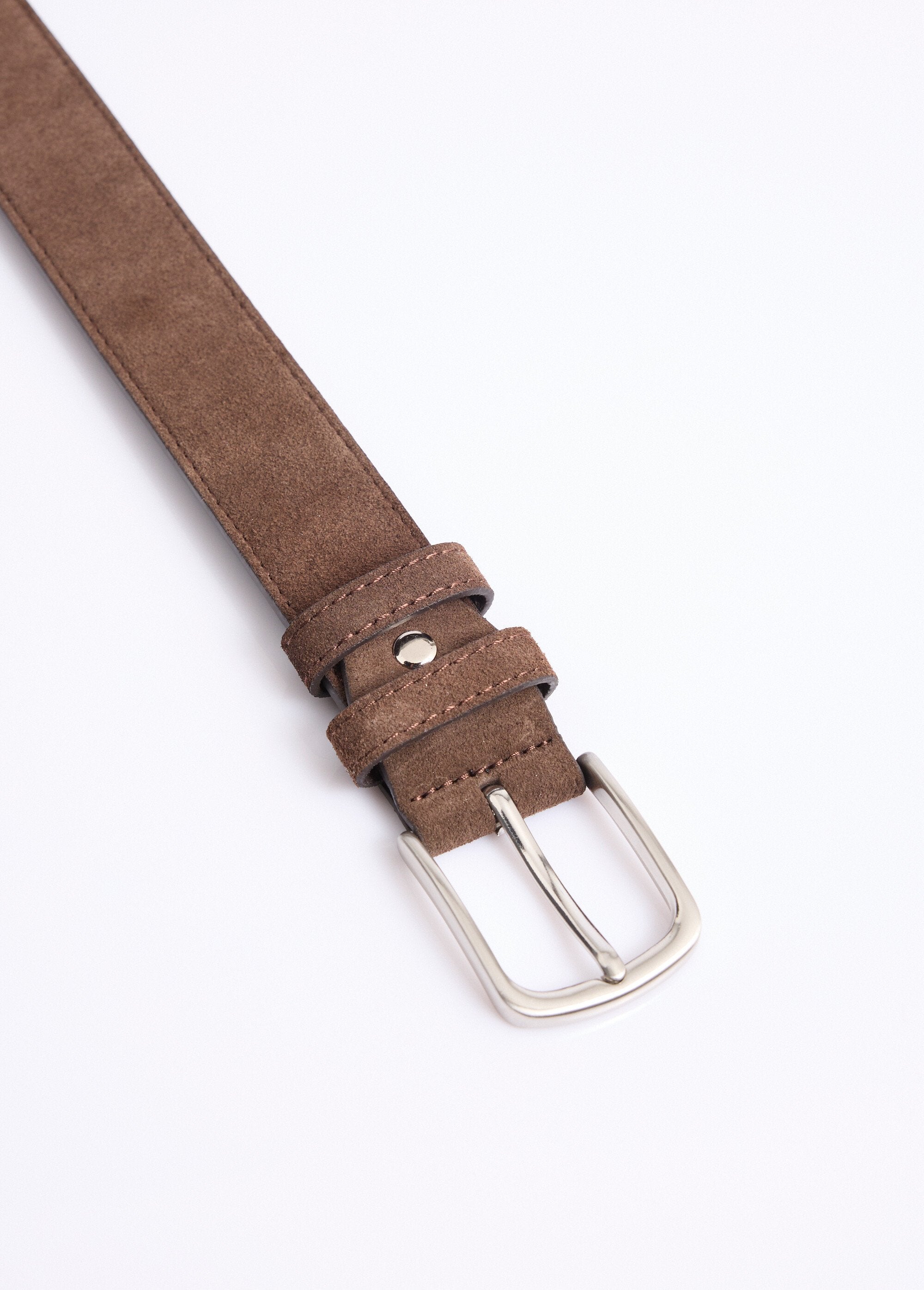 Ceinture_cuir_suédé_et_boucle_métallisée_Marron_DE2_slim