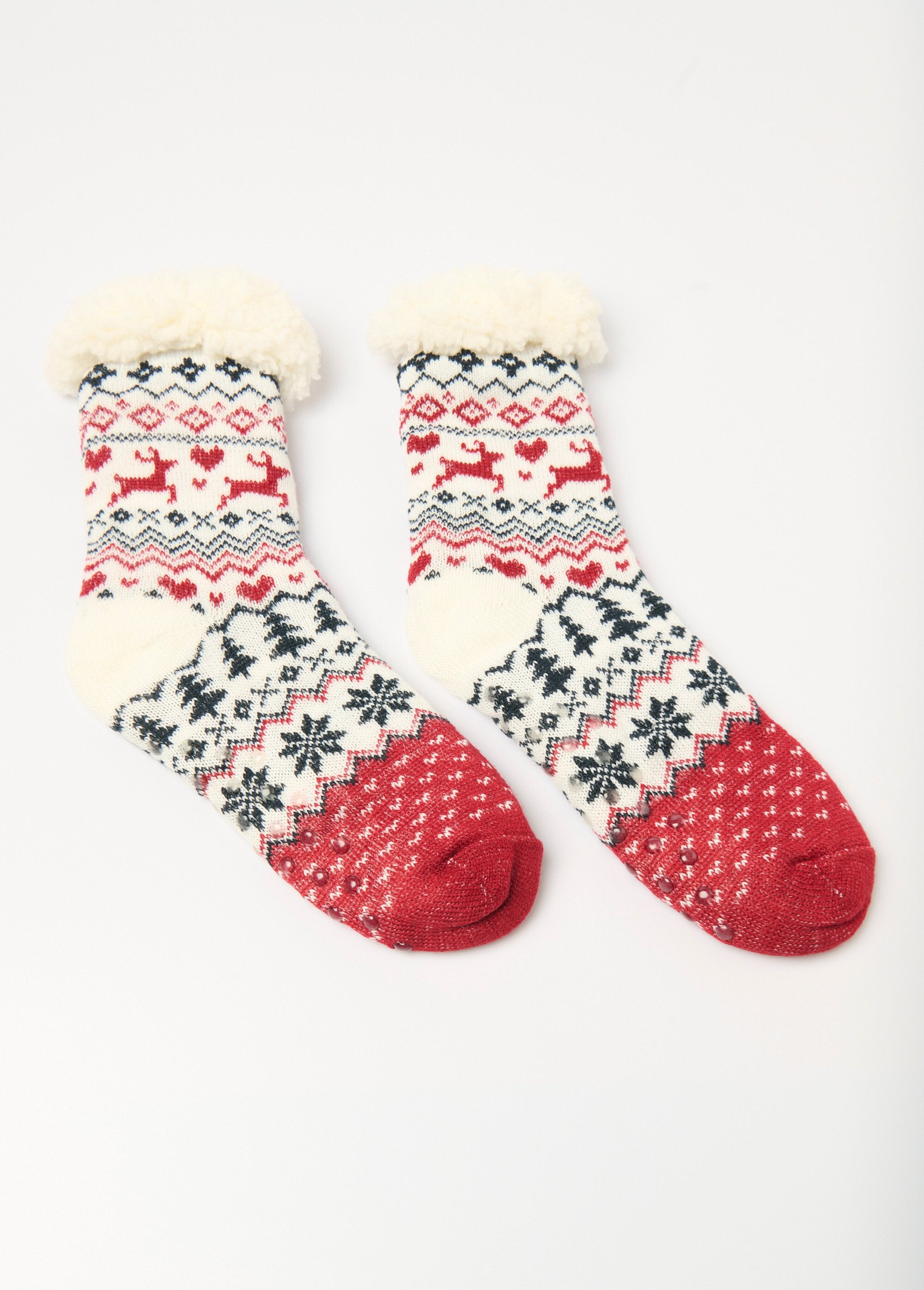 Calzini_caldi_con_fodera_in_pile_Bordeaux_DE1_slim