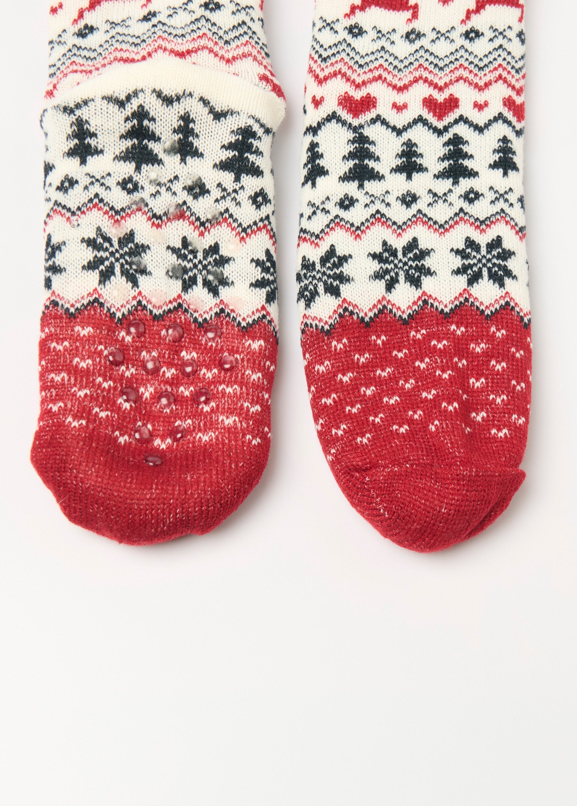 Calzini_caldi_con_fodera_in_pile_Bordeaux_DE2_slim