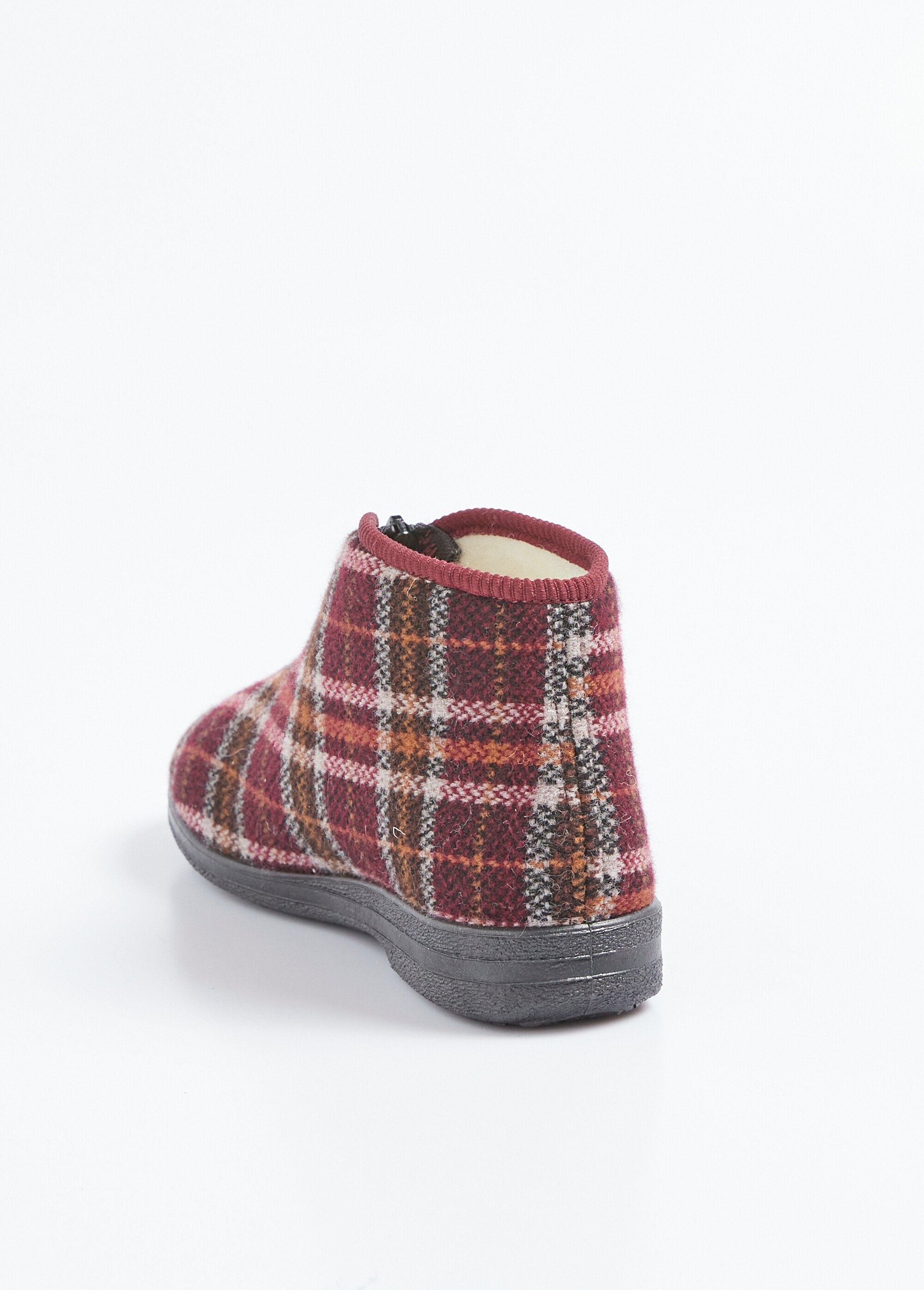 Pantofole_con_zip_di_larghezza_comfort_in_tartan_con_fodera_Bordeaux_DO1_slim