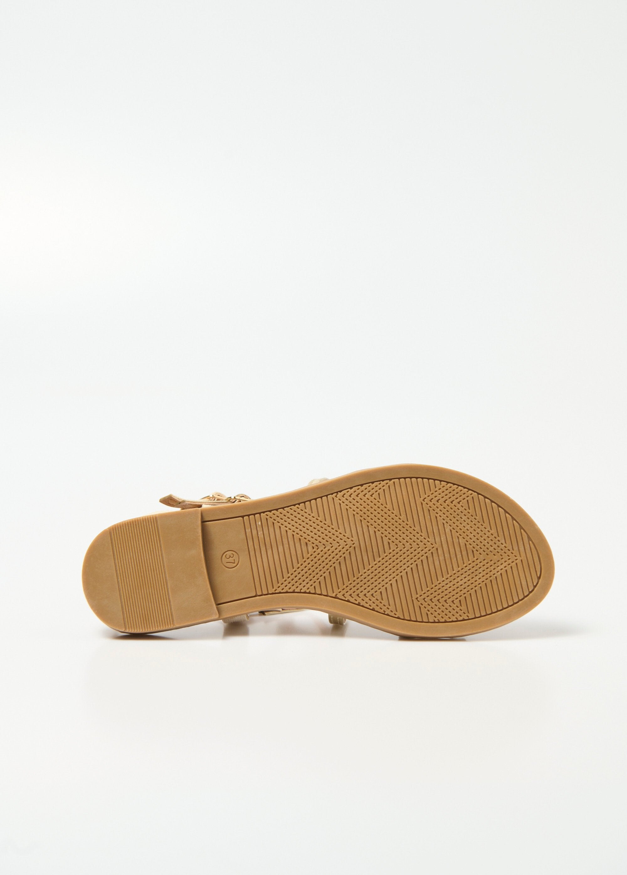 Joia®_-_Sandali_bicolore_con_cinturino_Beige_et_dore_UN1_slim