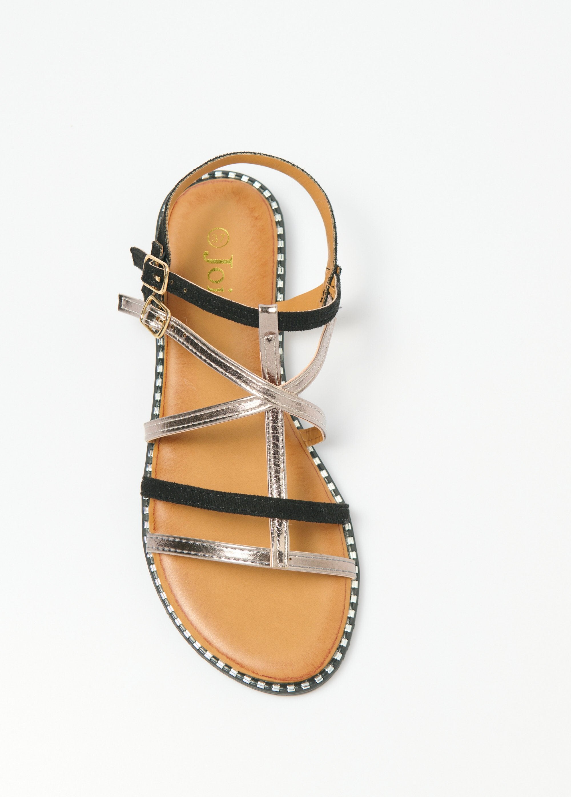 Joia®_-_Sandali_bicolore_con_cinturino_Noir_et_argente_OV1_slim