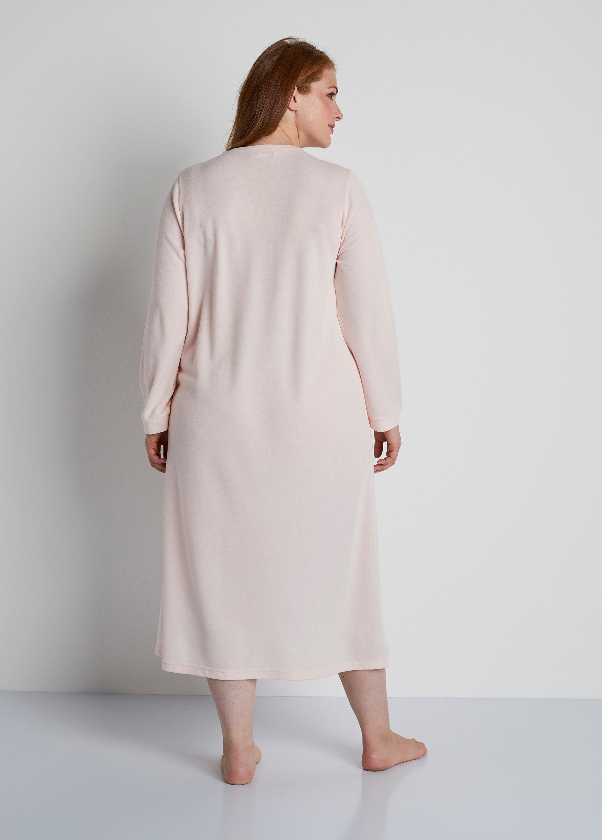 Camicia_da_notte_antistatica_con_bottoni_Pesca_DO1_curvy