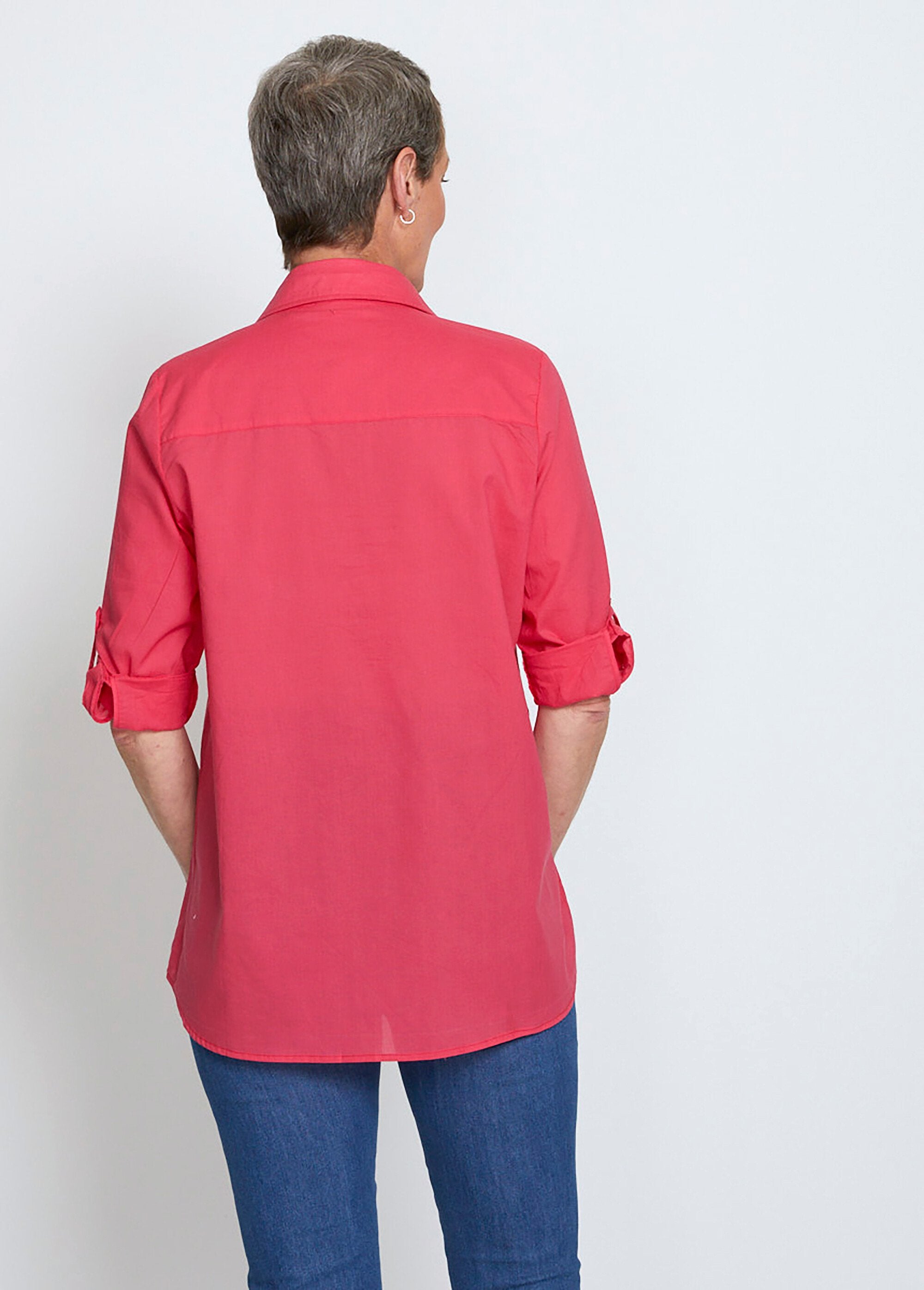 Camicetta_lunga_in_cotone_stampato_con_bottoni_Rose_DO1_slim