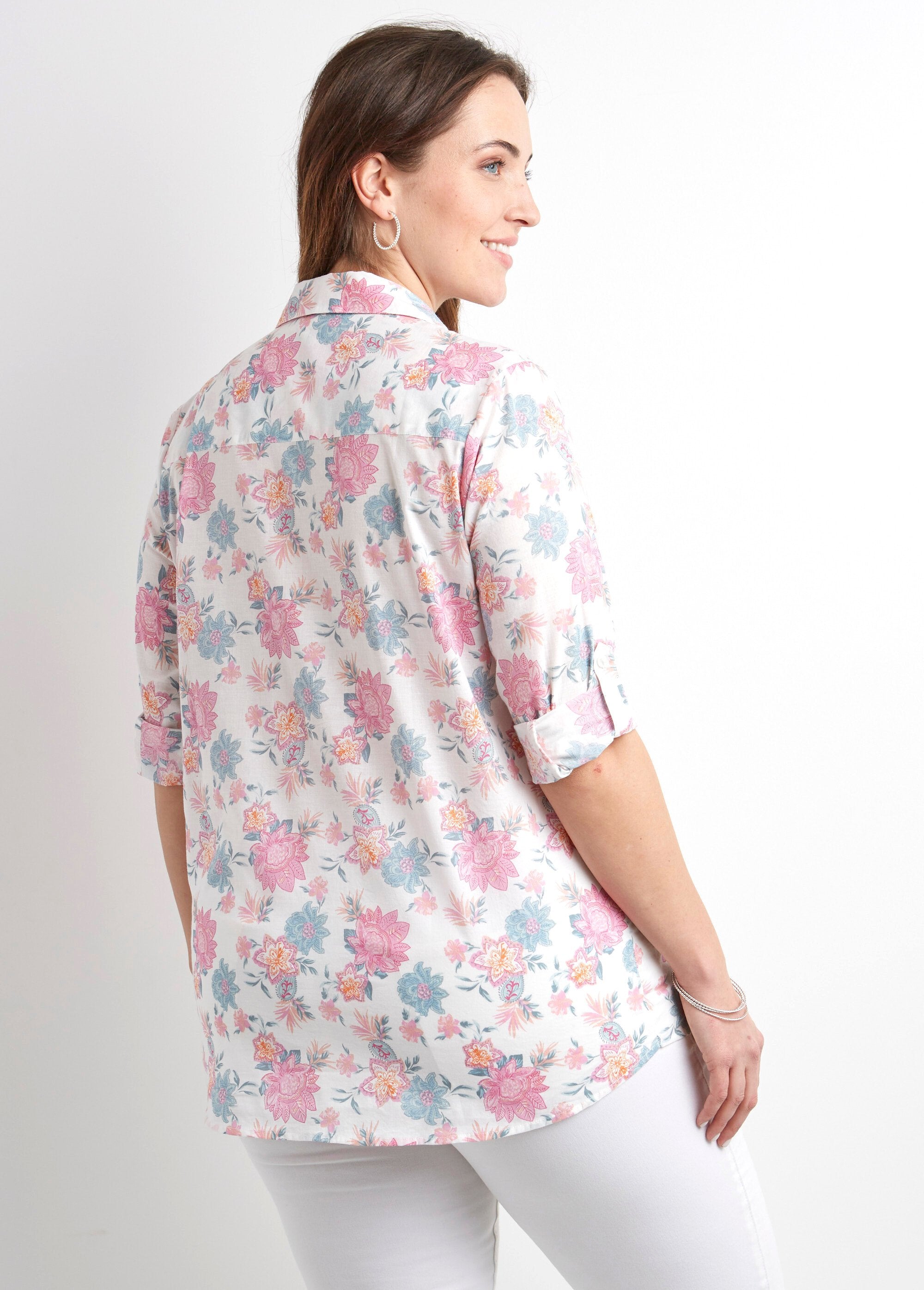 Camicetta_lunga_in_cotone_con_stampa_floreale_Imprime_rose_DO1_curvy