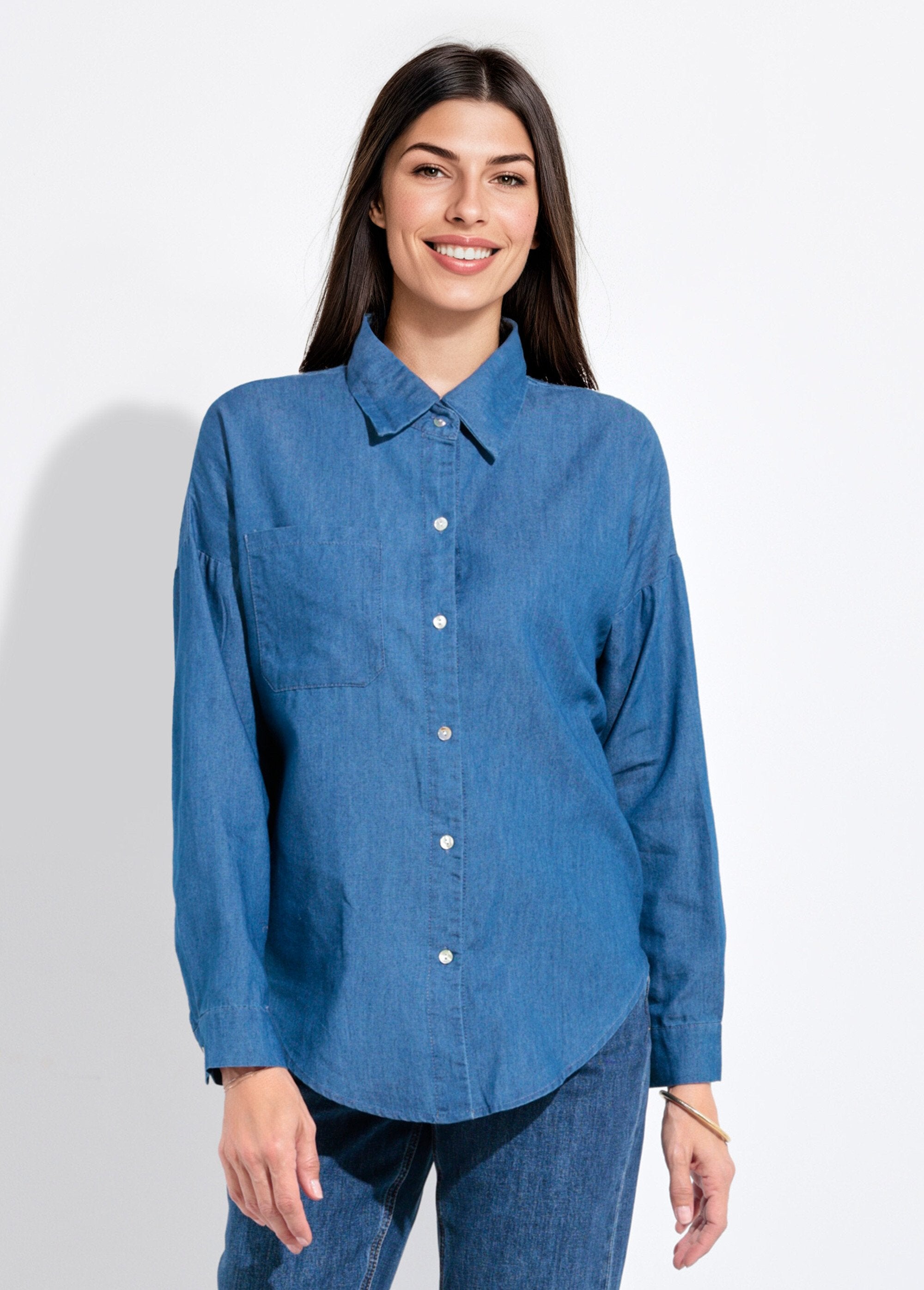 Camicia_chambray_a_maniche_lunghe_con_collo_sartoriale_Denim_FA1_slim