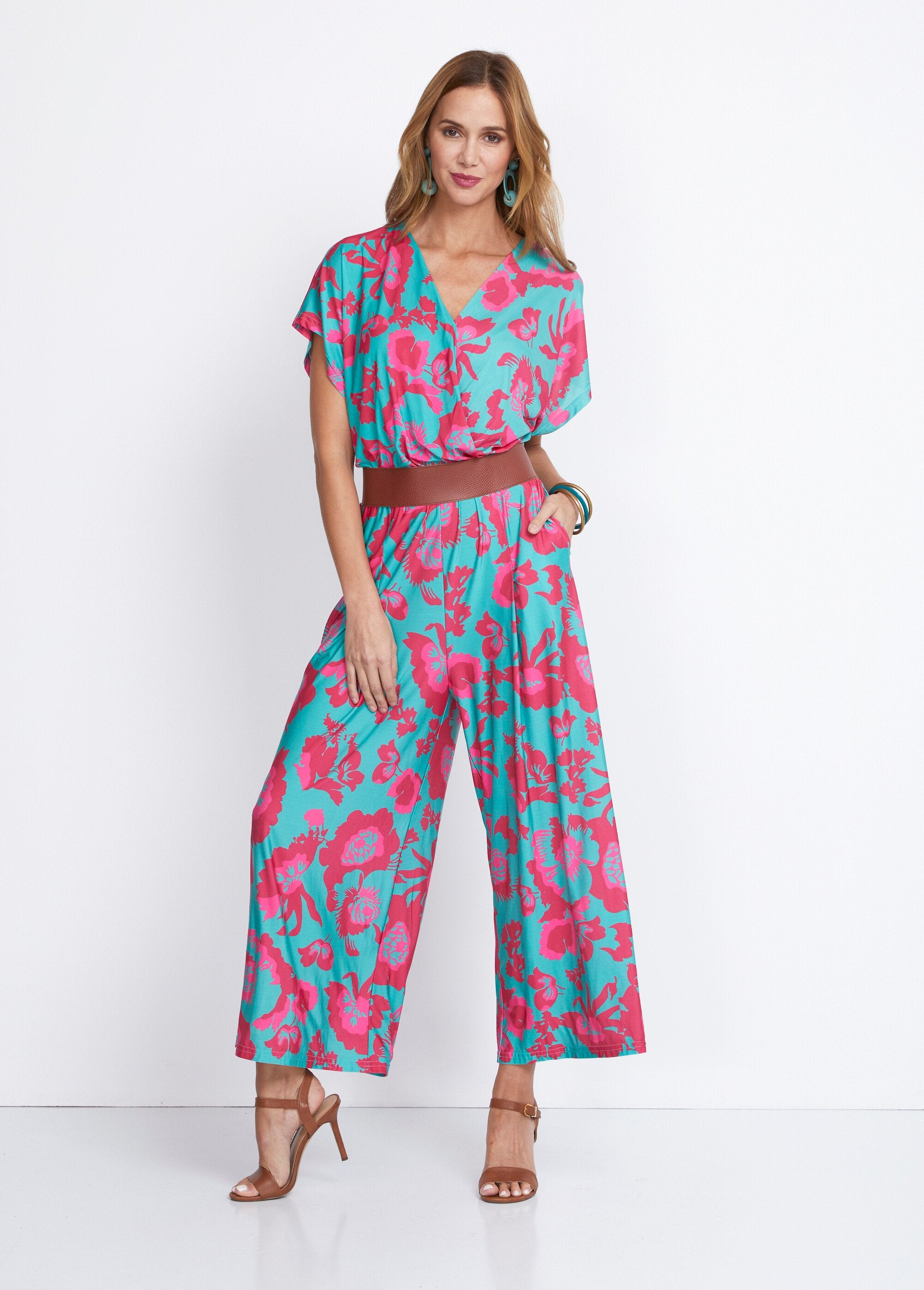 Tuta_con_gonna_e_pantalone_in_maglia_elastica_Vert_et_rose_SF1_slim