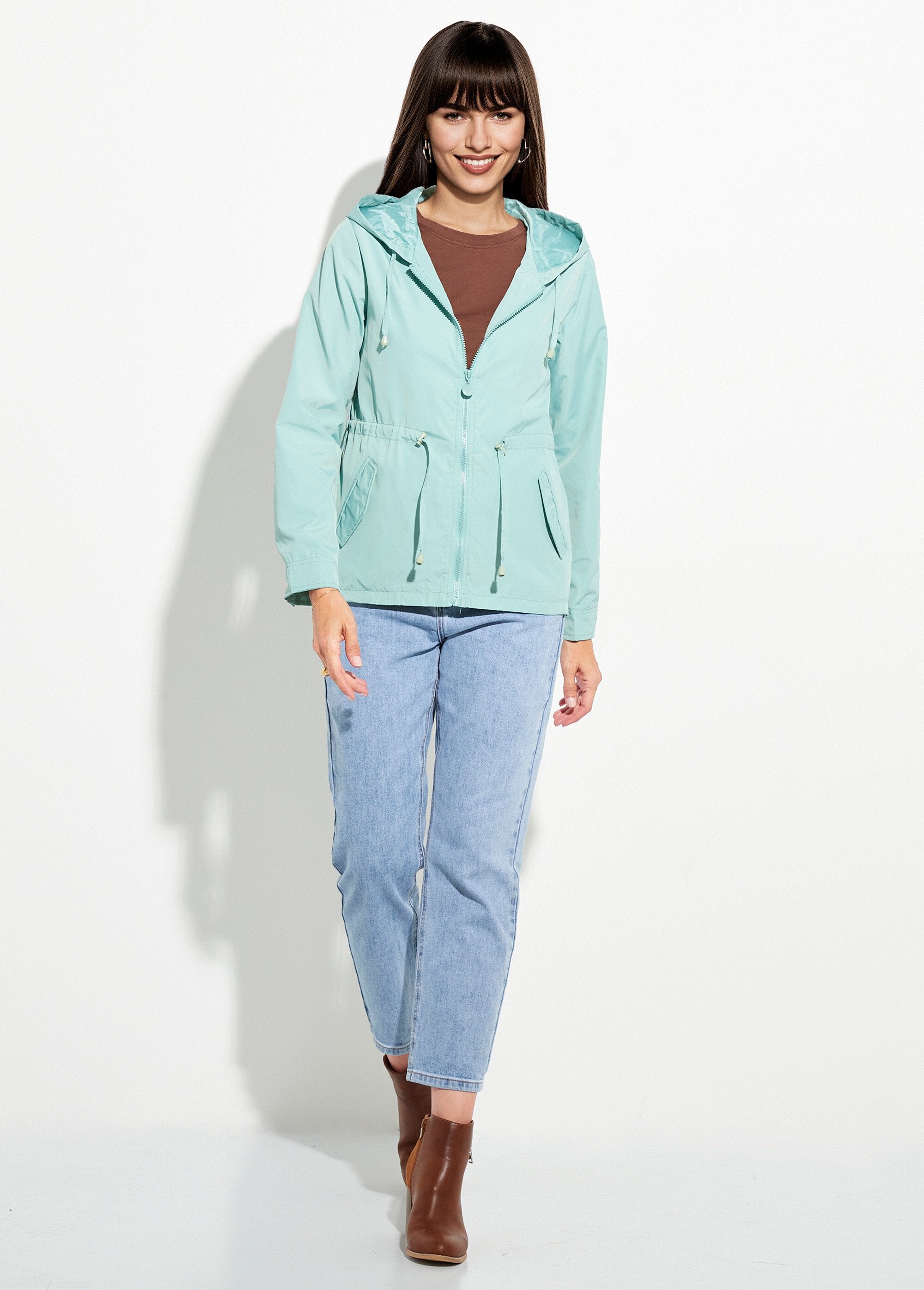 Giacca_a_vento_con_cappuccio_e_cintura_stretta_in_vita_Vert_d_eau_SF1_slim