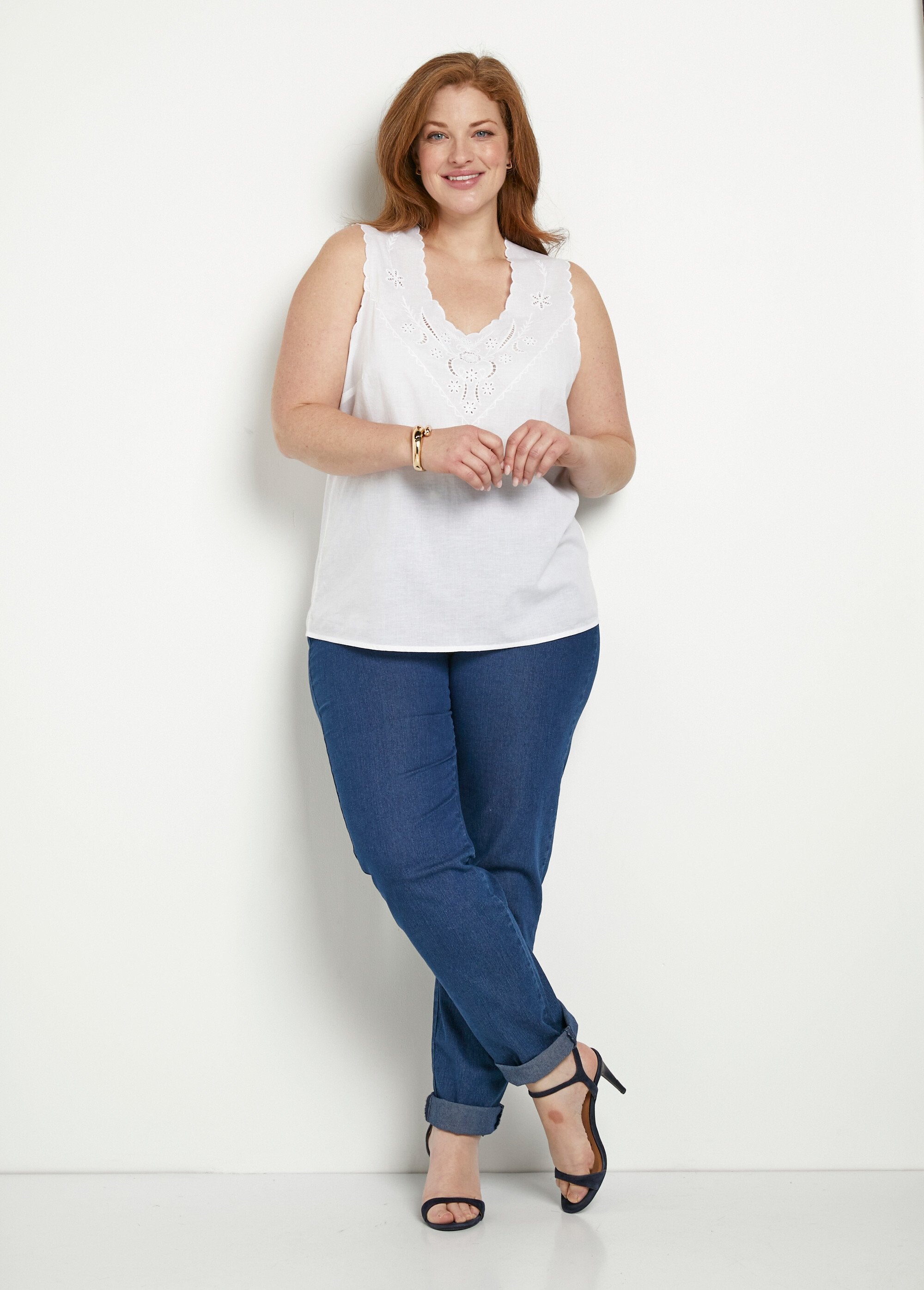 Canotta_in_cotone_ricamato_a_tinta_unita_Blanc_SF1_curvy