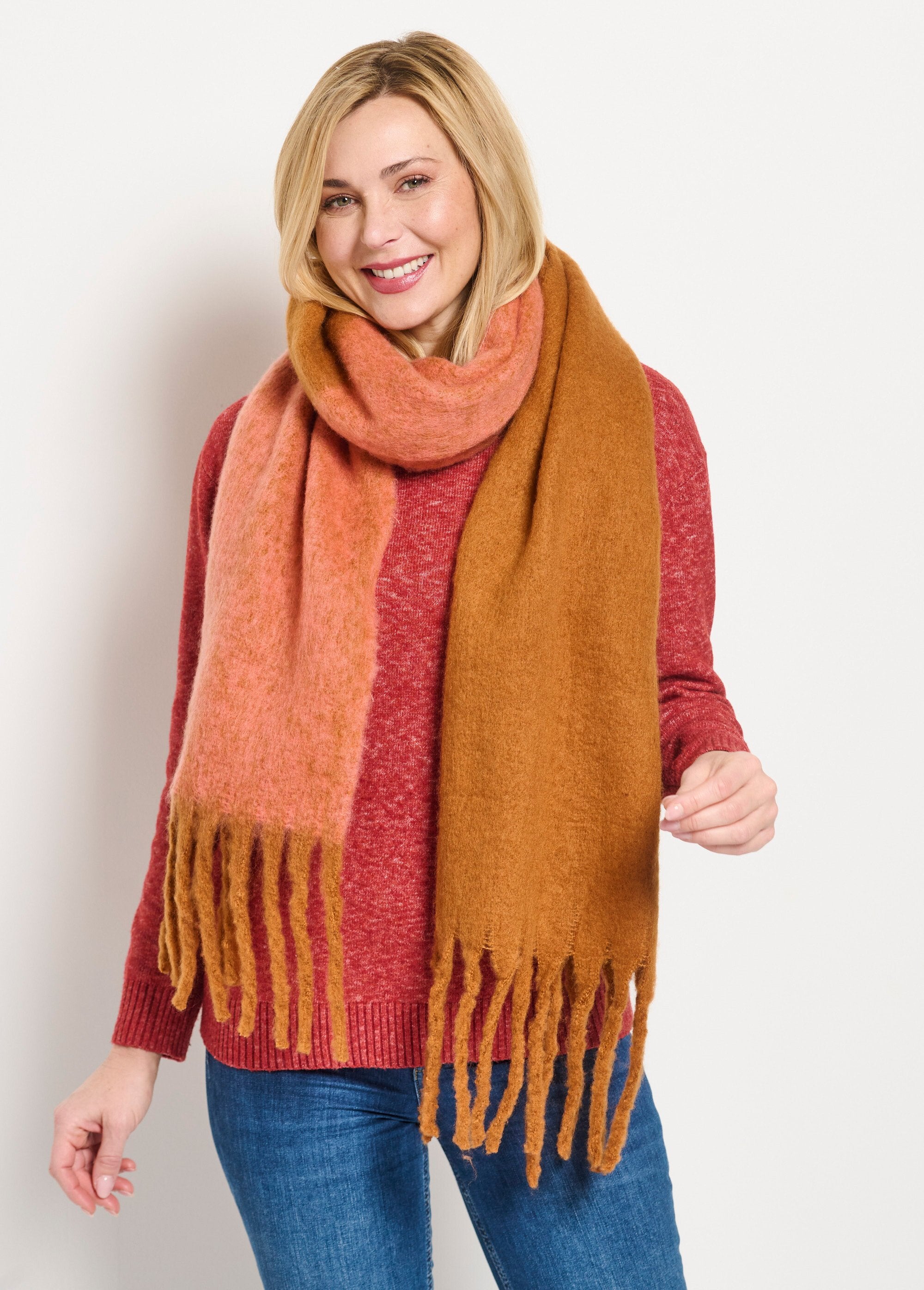 Calda_sciarpa_bicolore_con_frange_Orange_et_brique_FA1_slim