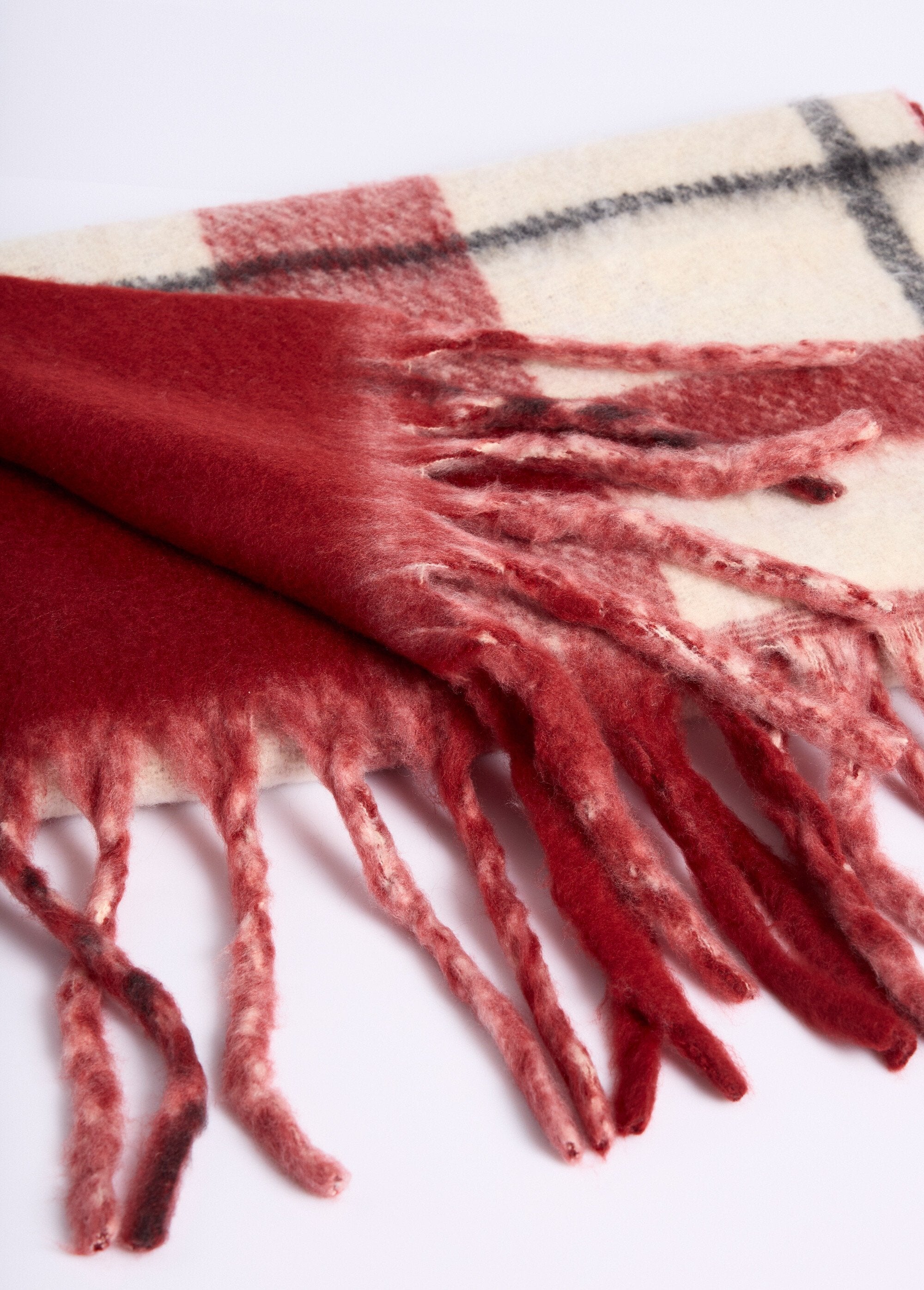 Sciarpa_lunga_bicolore,_a_tinta_unita/_a_quadretti_Carreaux_bordeaux_DE1_slim