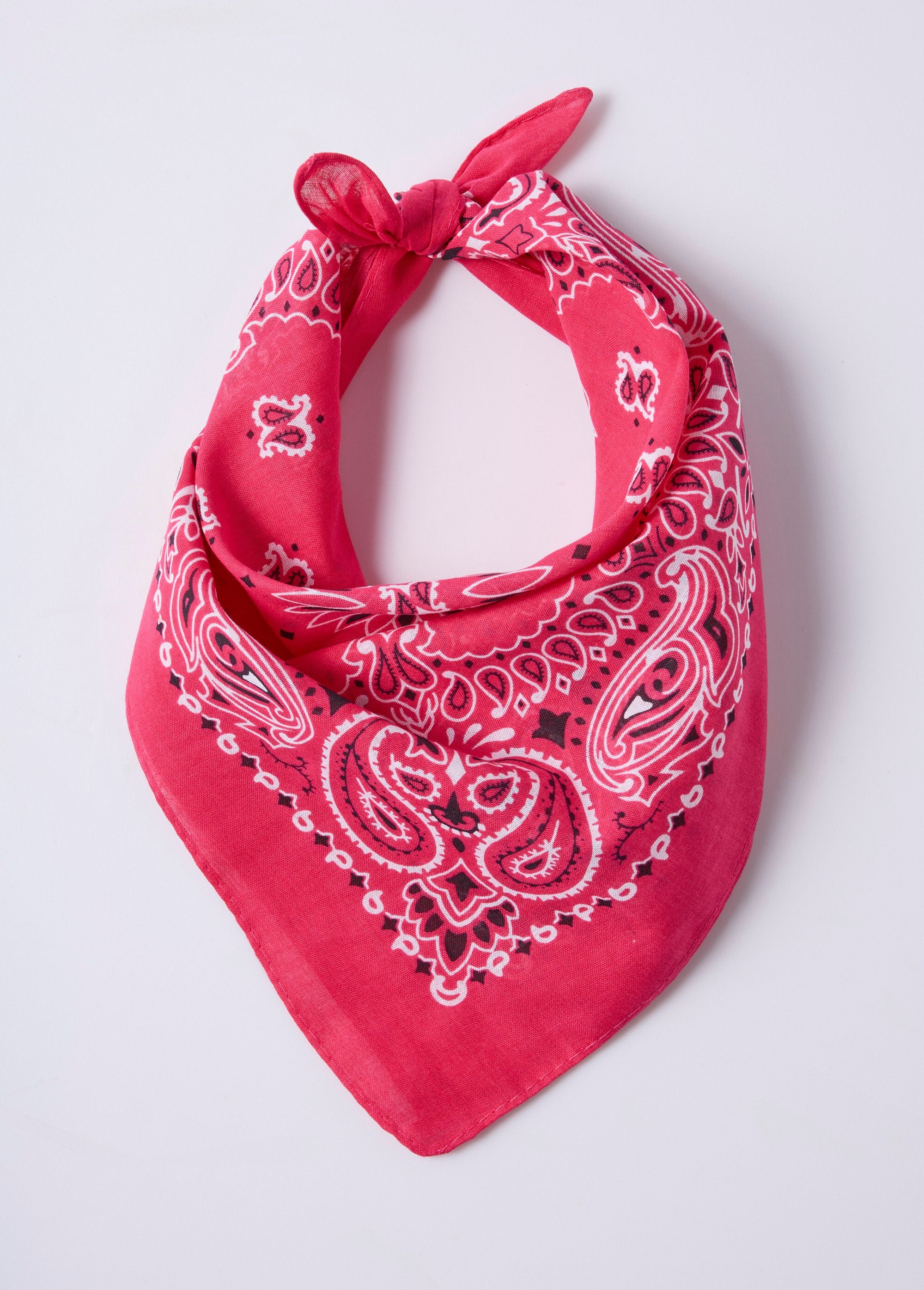 Sciarpa_bandana_quadrata_in_tela_di_cotone_Fuchsia_FA1_slim