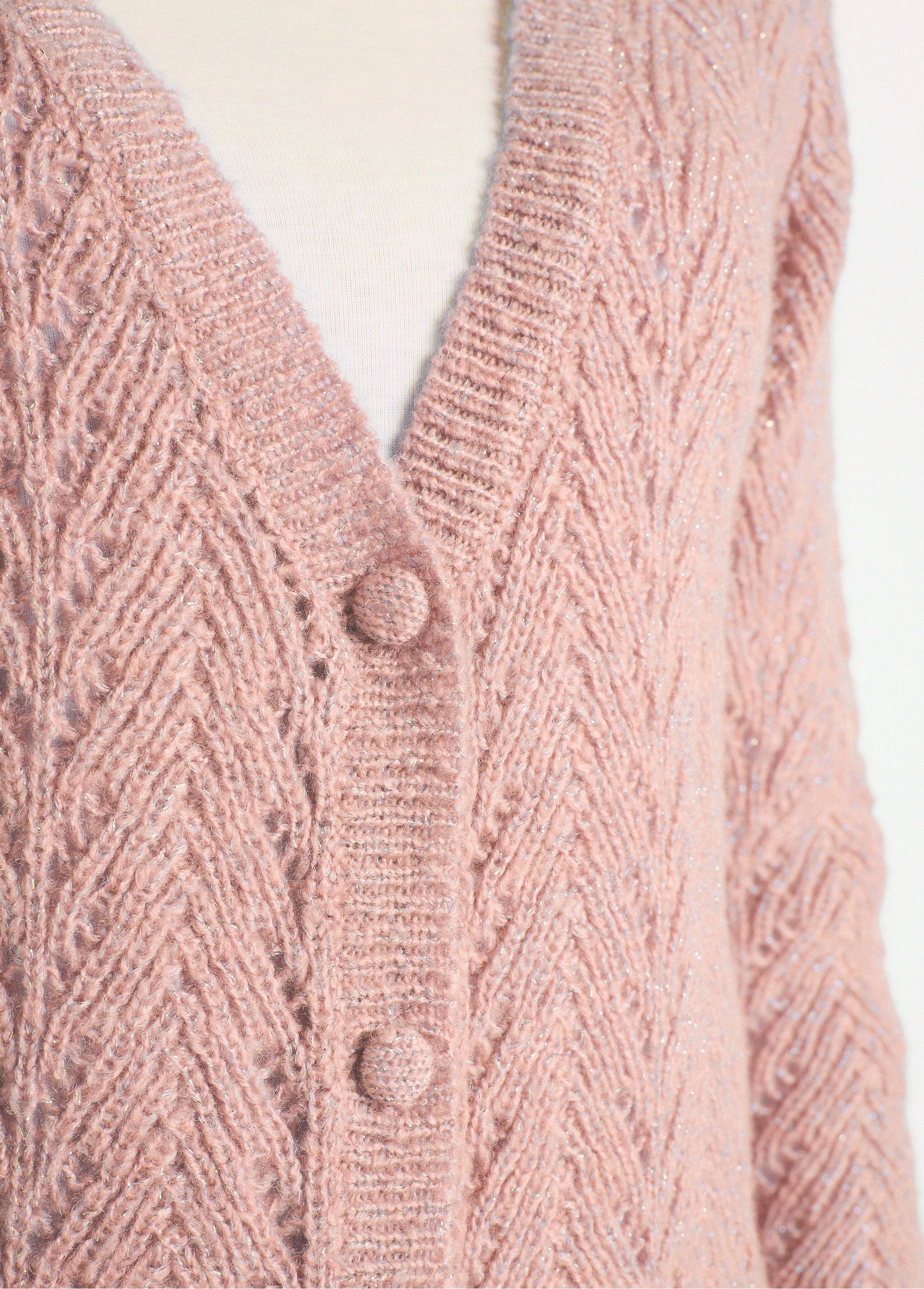 Gilet_abbottonato_in_fibre_riciclate_Rose_poudre_DE1_slim