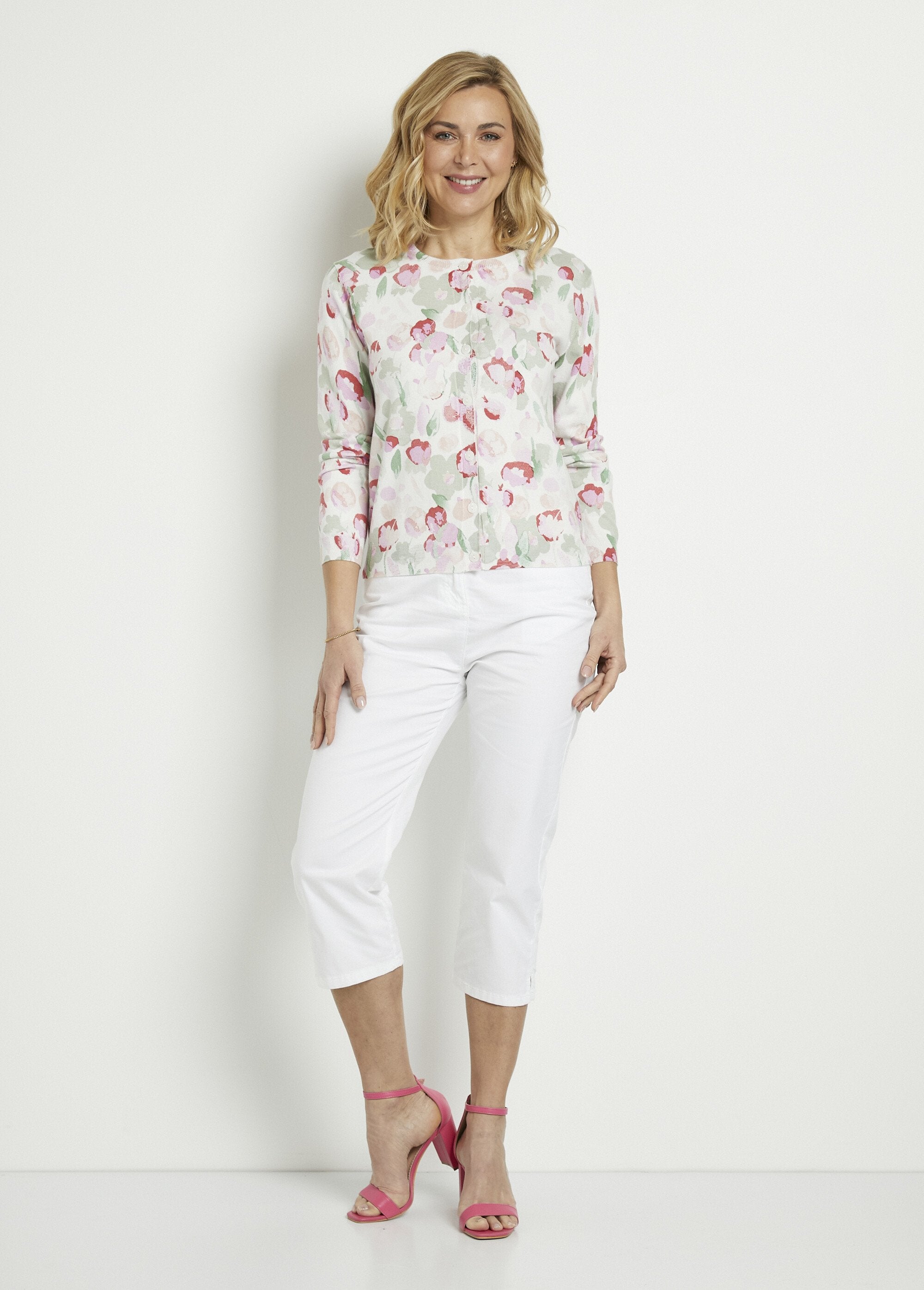 Morbido_cardigan_con_colletto_rotondo_abbottonato_Vert_et_coquelicot_SF1_slim