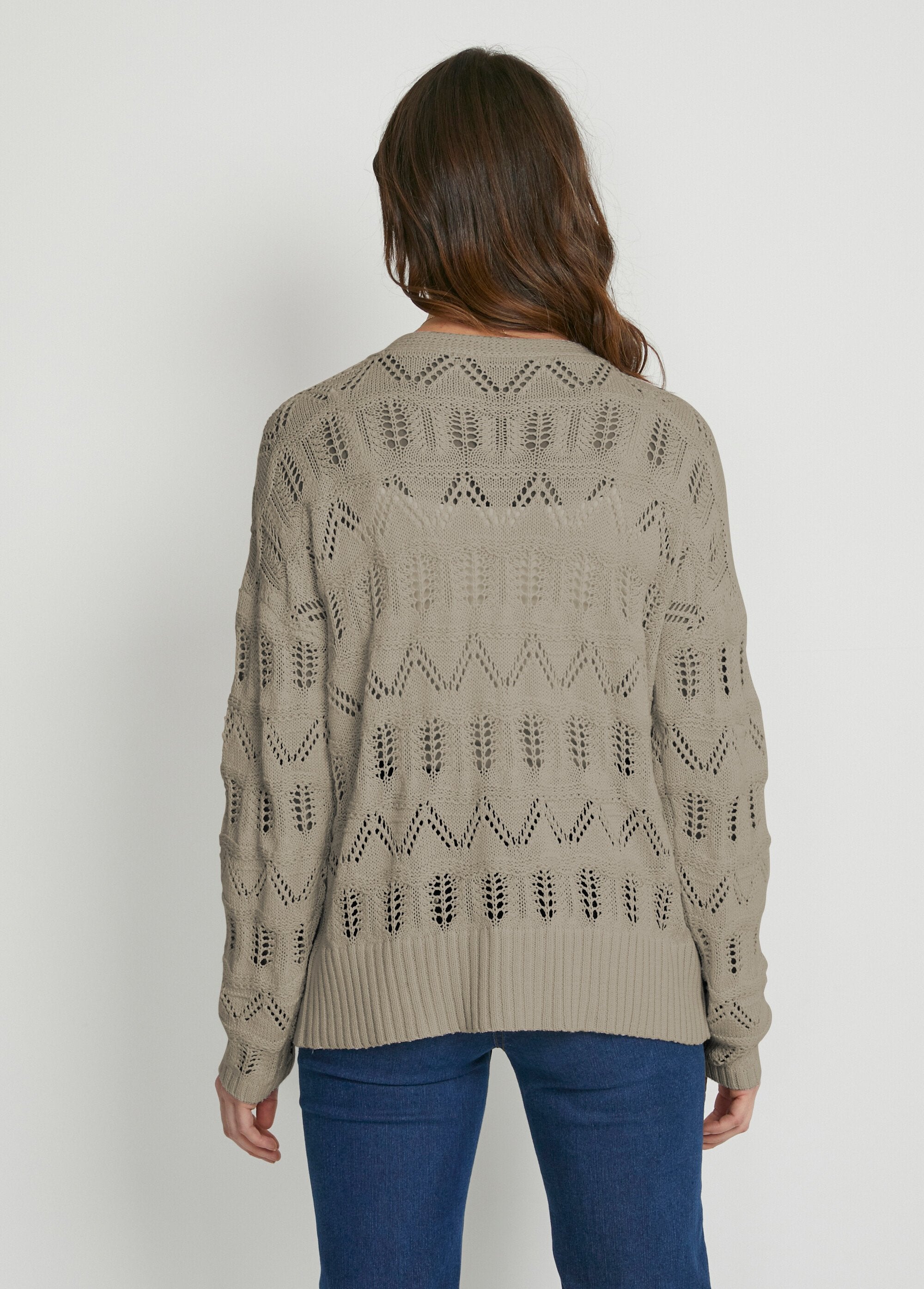 Cardigan_corto_abbottonato_e_traforato_Kaki_DO1_slim