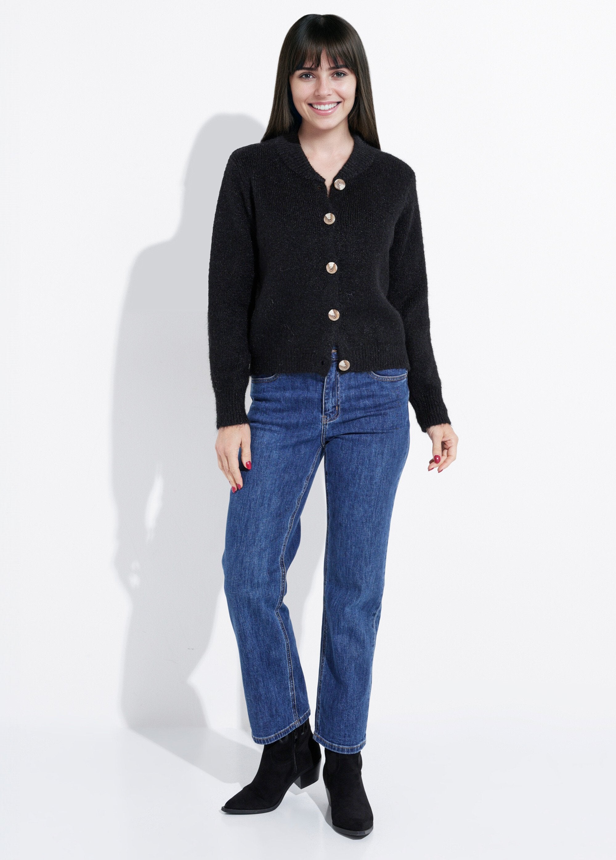 Cardigan_a_maglia_con_scollo_rotondo_Noir_SF1_slim
