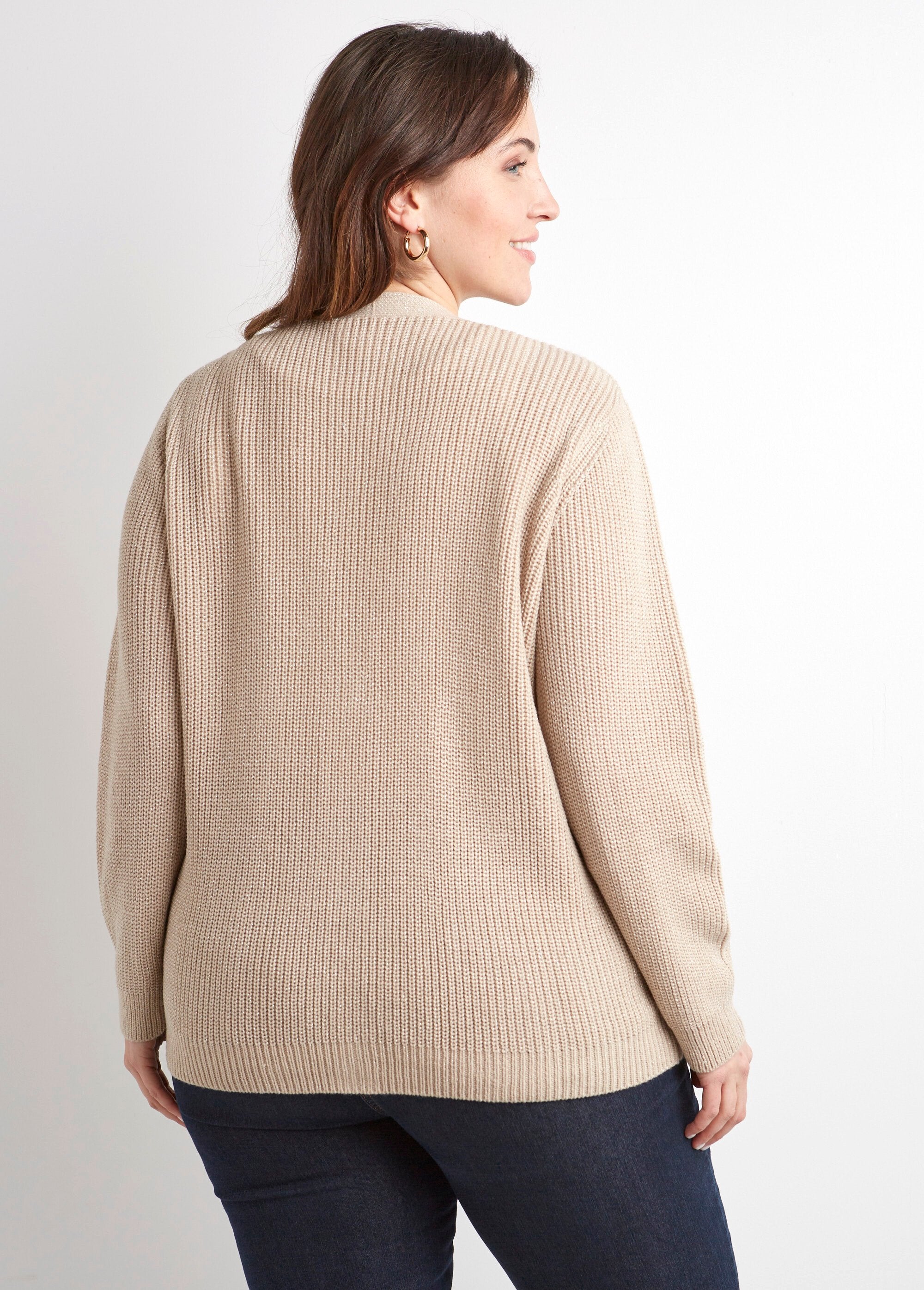 Cardigan_a_maniche_lunghe_con_bottoni_lucidi_Ficelle_DO1_curvy