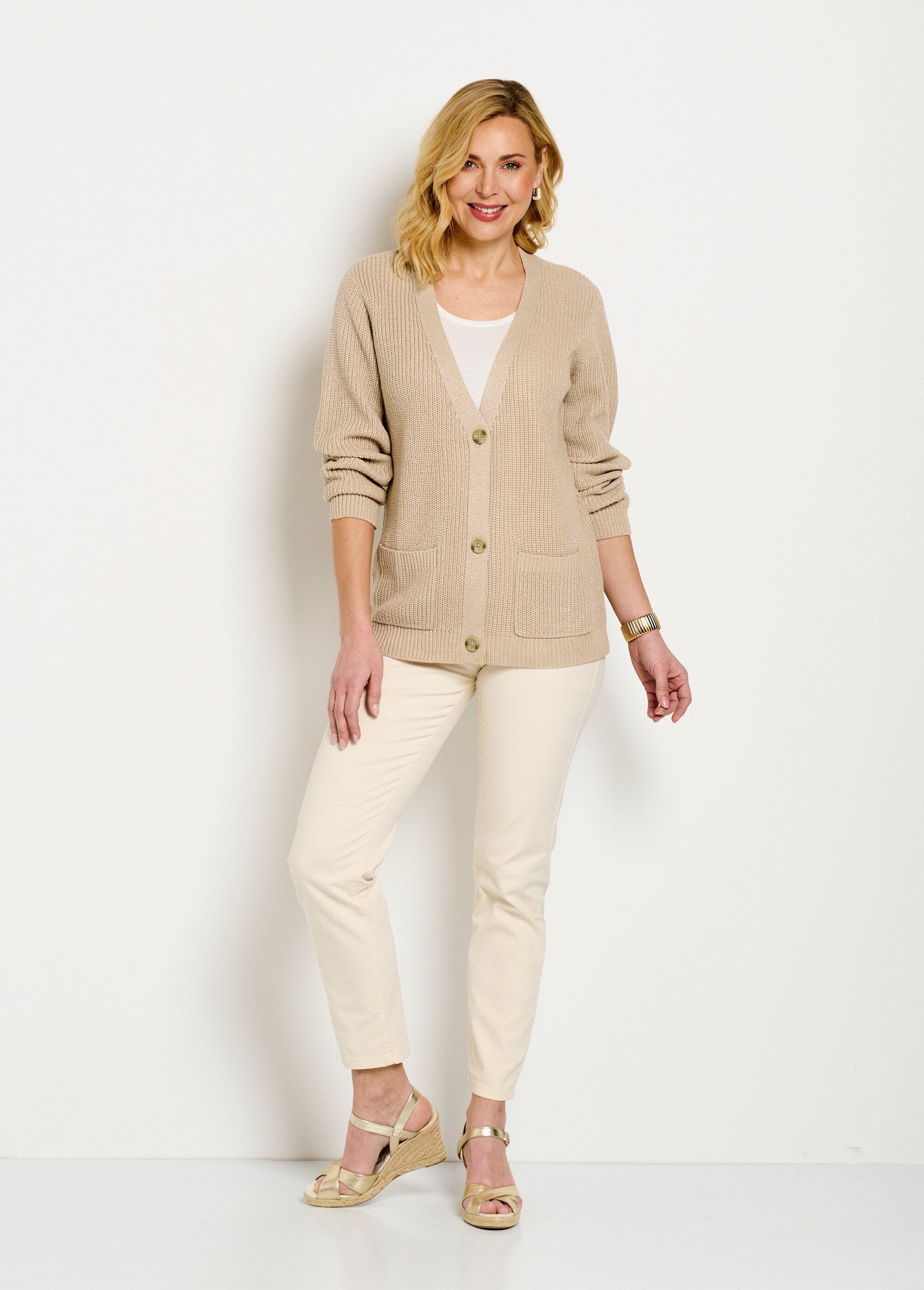 Cardigan_a_maniche_lunghe_con_bottoni_lucidi_Ficelle_SF1_slim