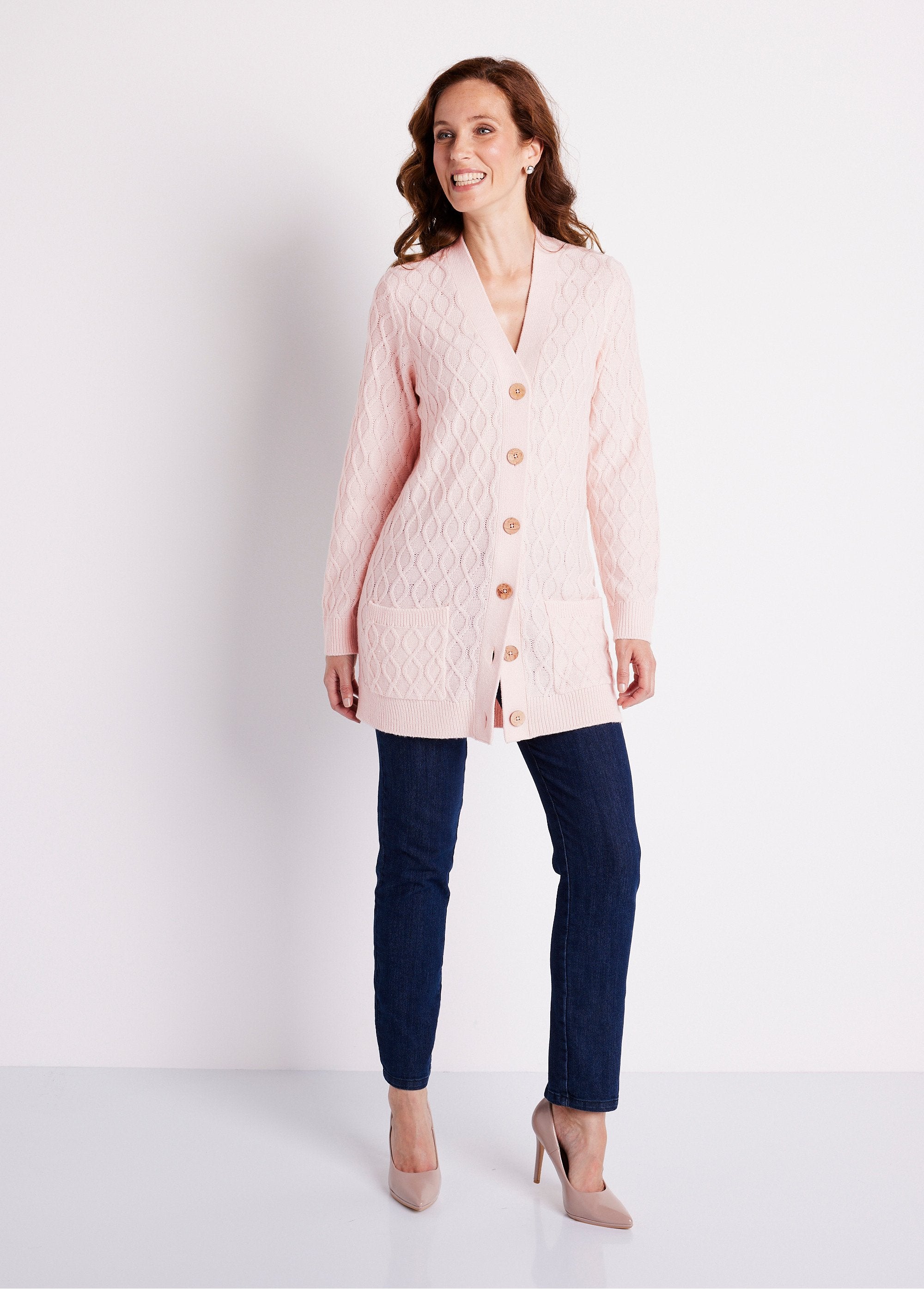 Cardigan_lungo_con_scollo_a_V_e_bottoni_Rosa_SF1_slim