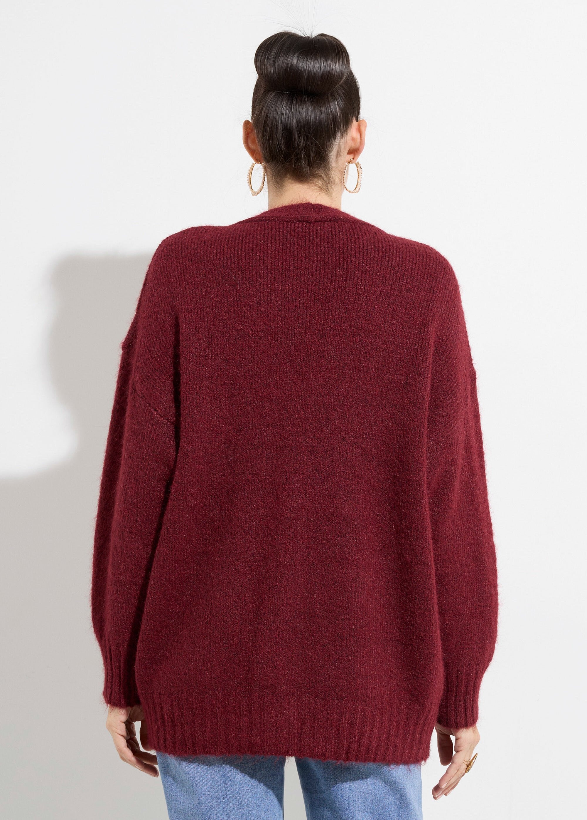 Caldo_cardigan_lungo_con_lana_e_bottoni_in_metallo_Bordeaux_DO1_slim