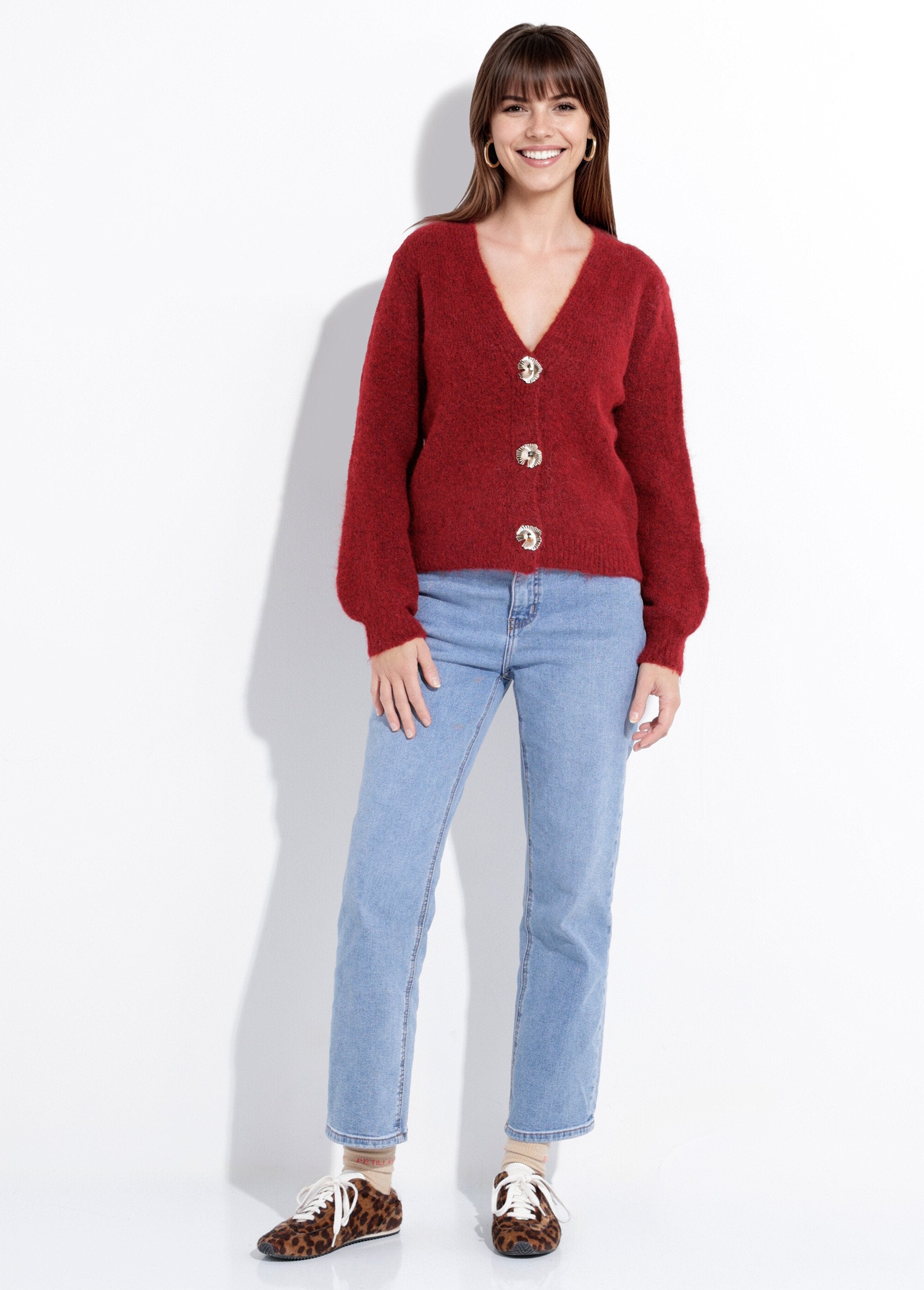 Cardigan_in_morbida_maglia_con_bottoni_gioiello_Bordeaux_SF1_slim