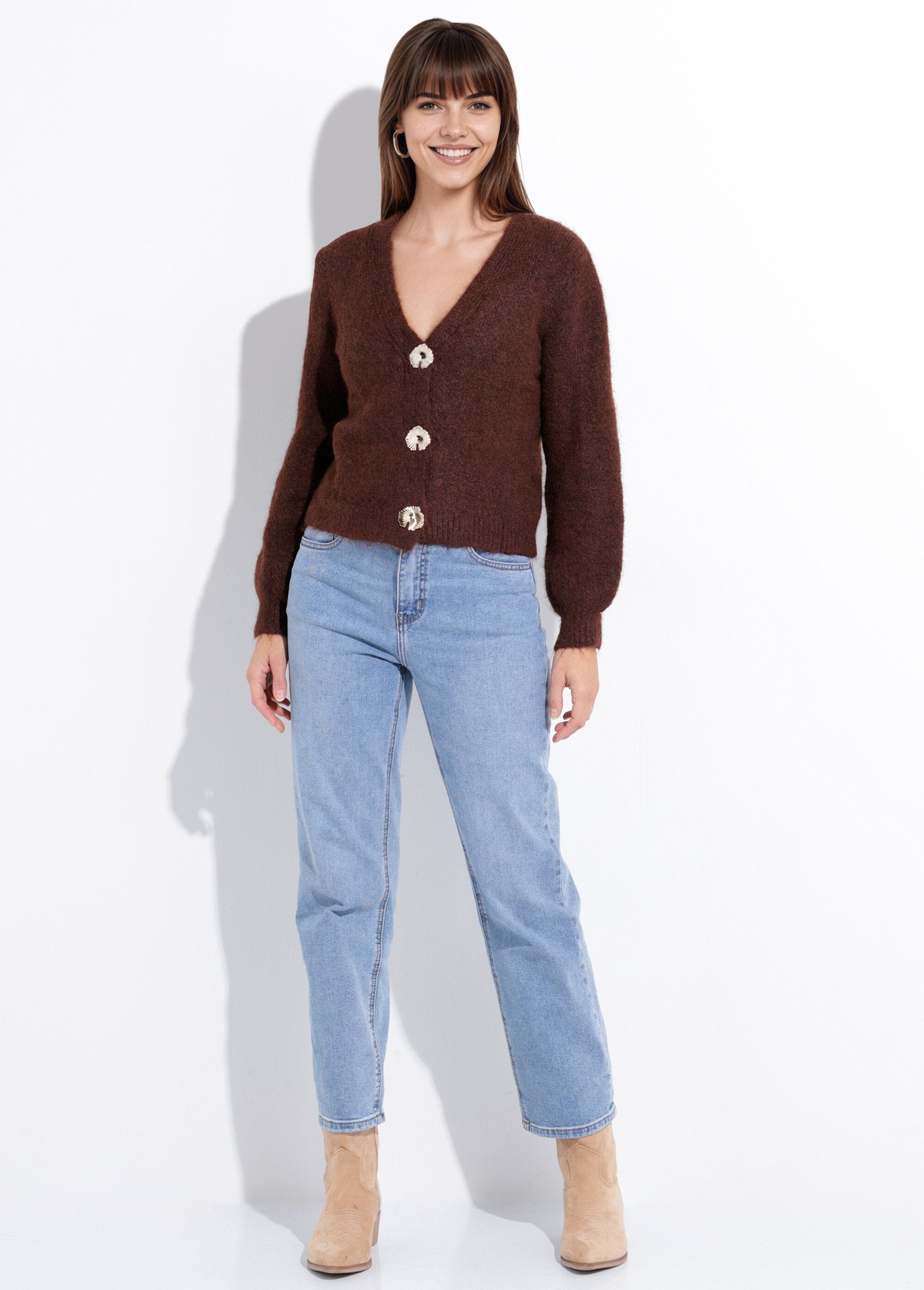 Cardigan_in_morbida_maglia_con_bottoni_gioiello_Marron__SF1_slim