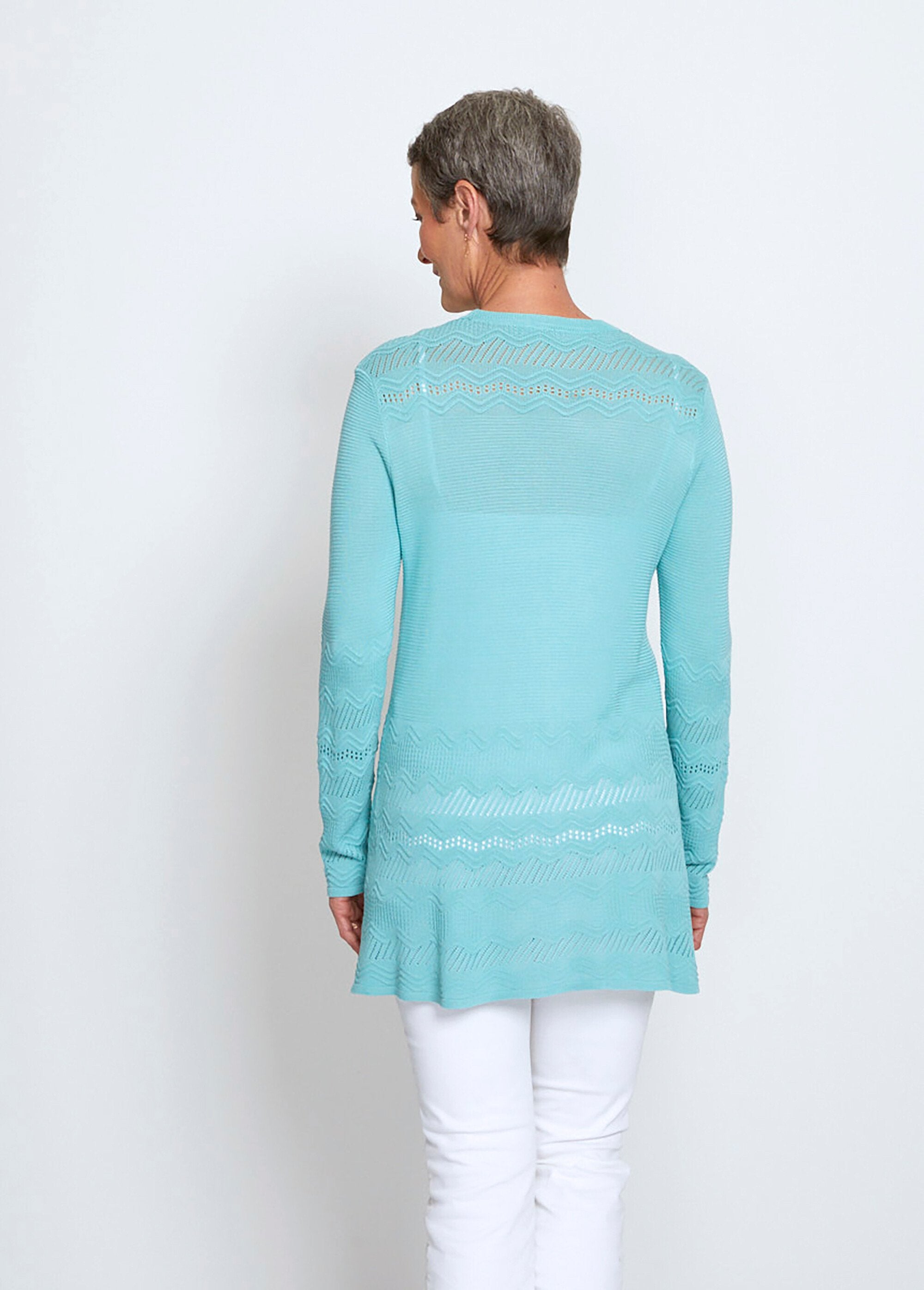 Cardigan_a_1_bottone_di_media_lunghezza_in_maglia_fantasia_Aqua_DO1_slim