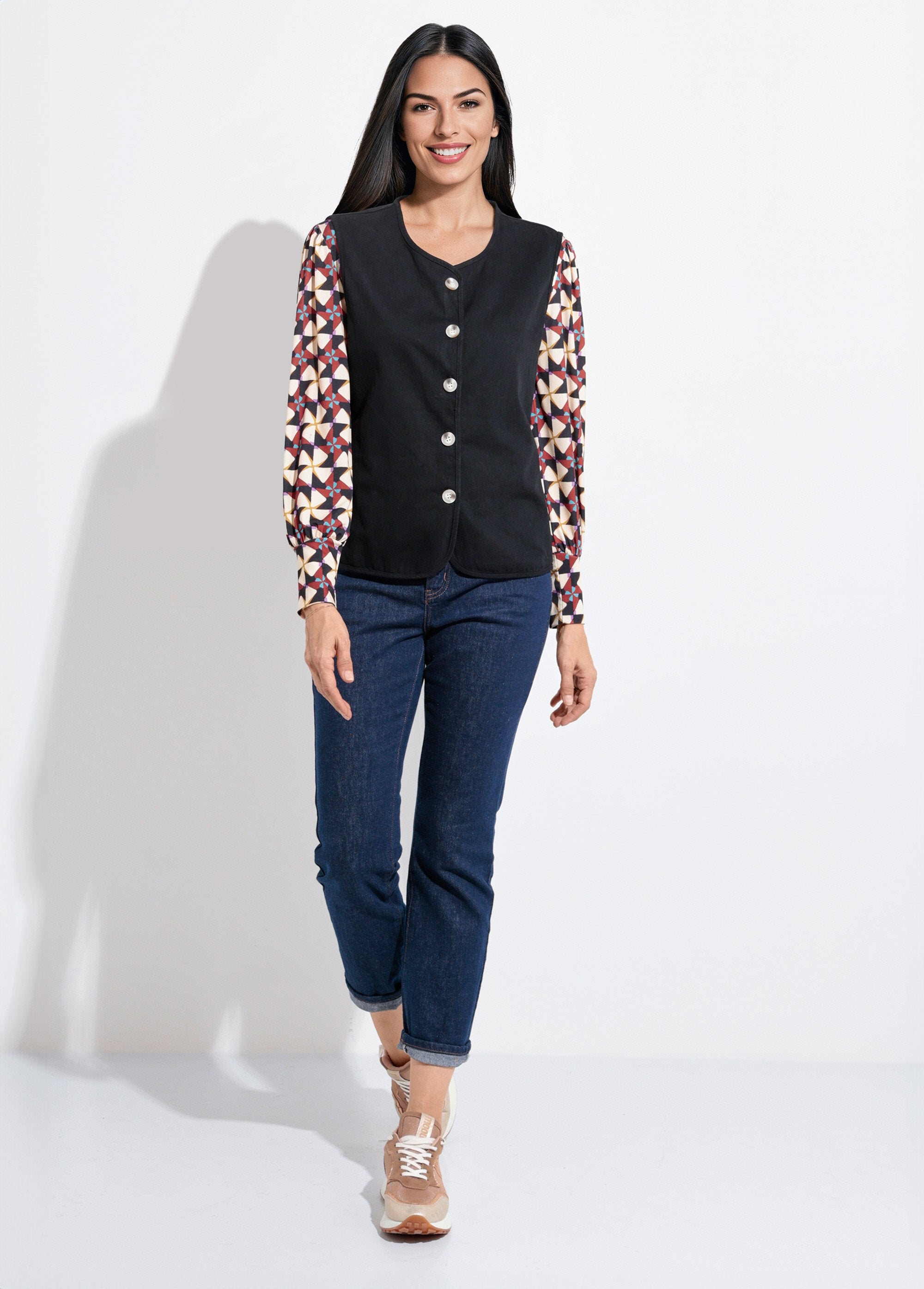 Cardigan_senza_maniche_con_scollo_rotondo_in_twill_Noir_SF1_slim