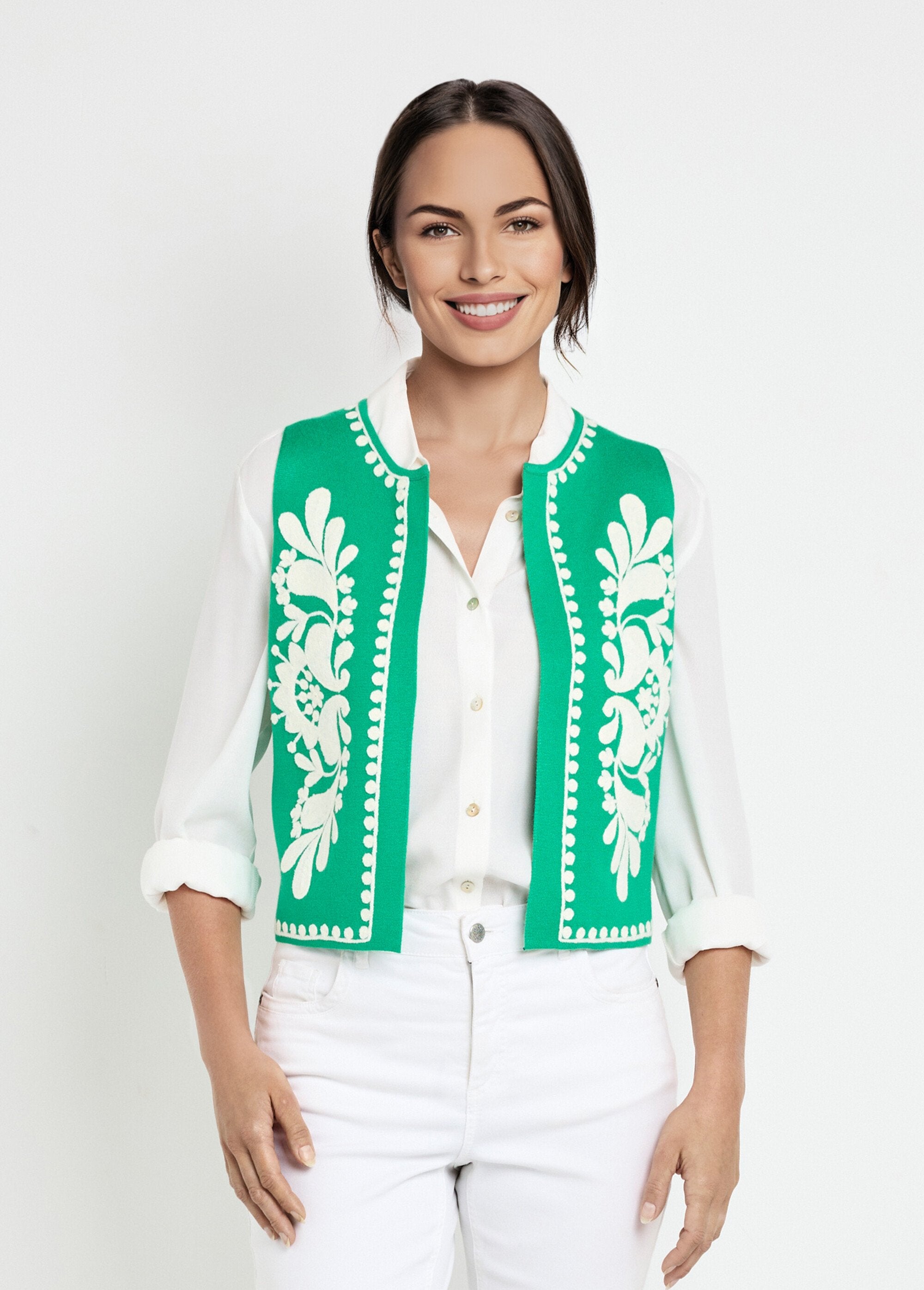 Cardigan_senza_maniche_in_maglia_con_ricamo_Vert_FA1_slim