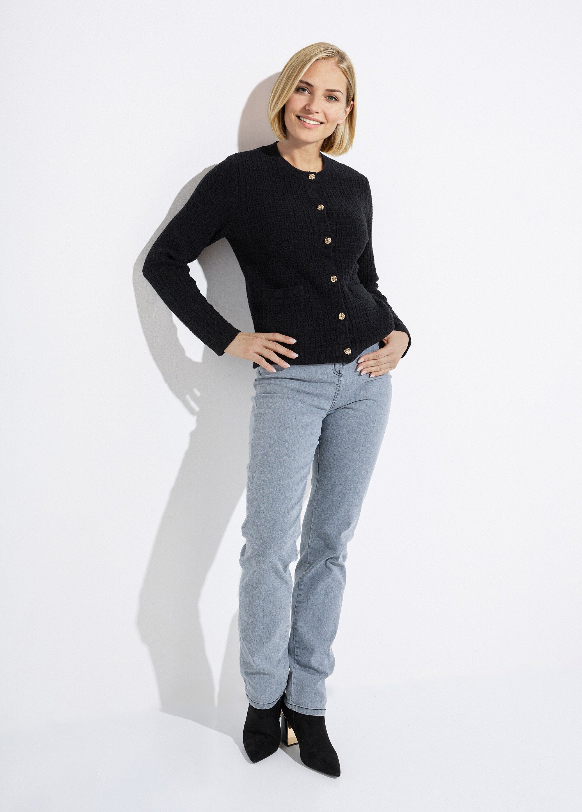 Gilet_corto_con_bottoni_in_maglia_effetto_tweed_Noir_SF1_slim