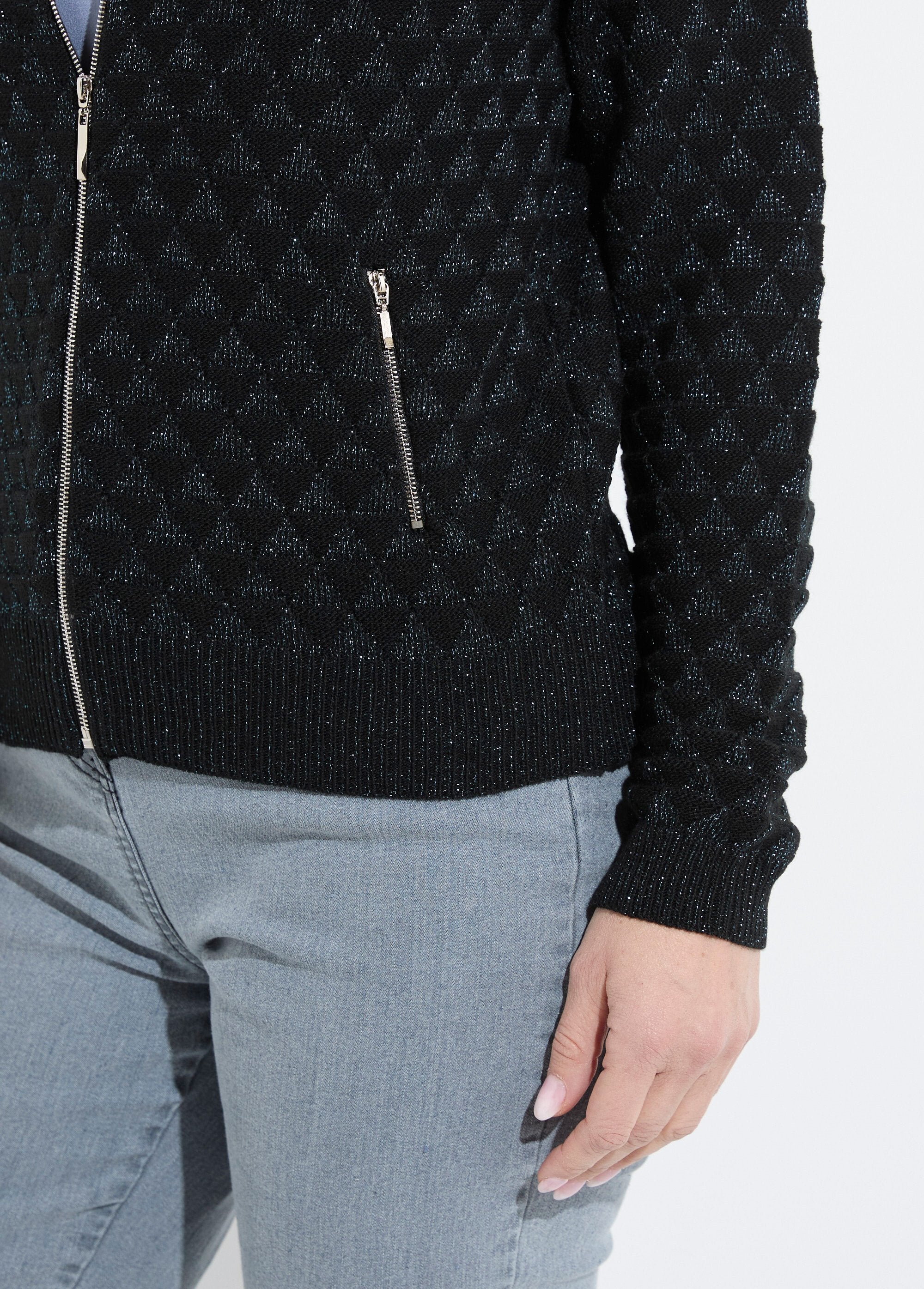 Cardigan_con_zip_stile_bomber_in_maglia_lucida_Noir_DE1_slim