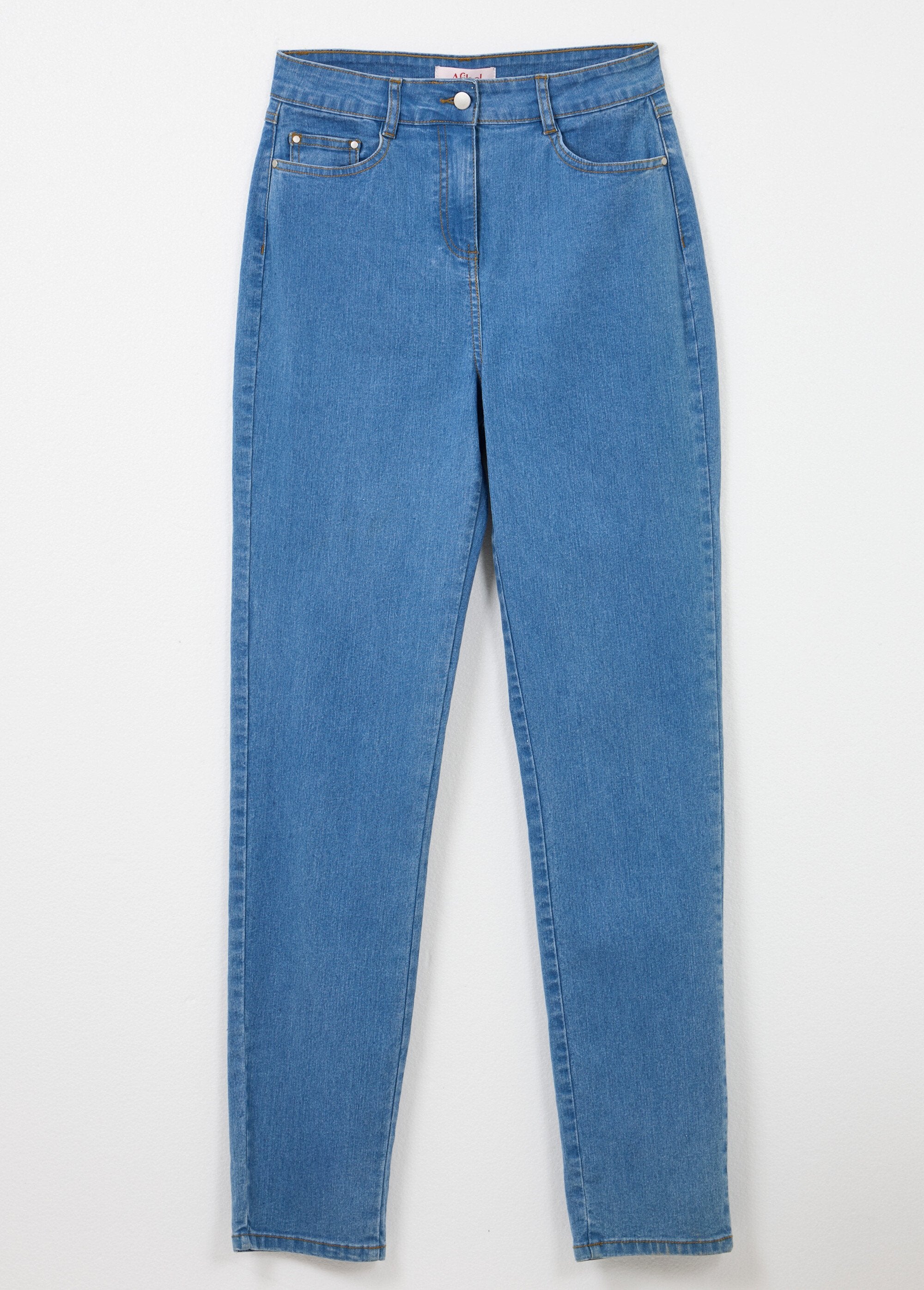 Jeans_5_tasche_in_cotone_elasticizzato_con_cintura_in_vita_Bleach_AP1_slim