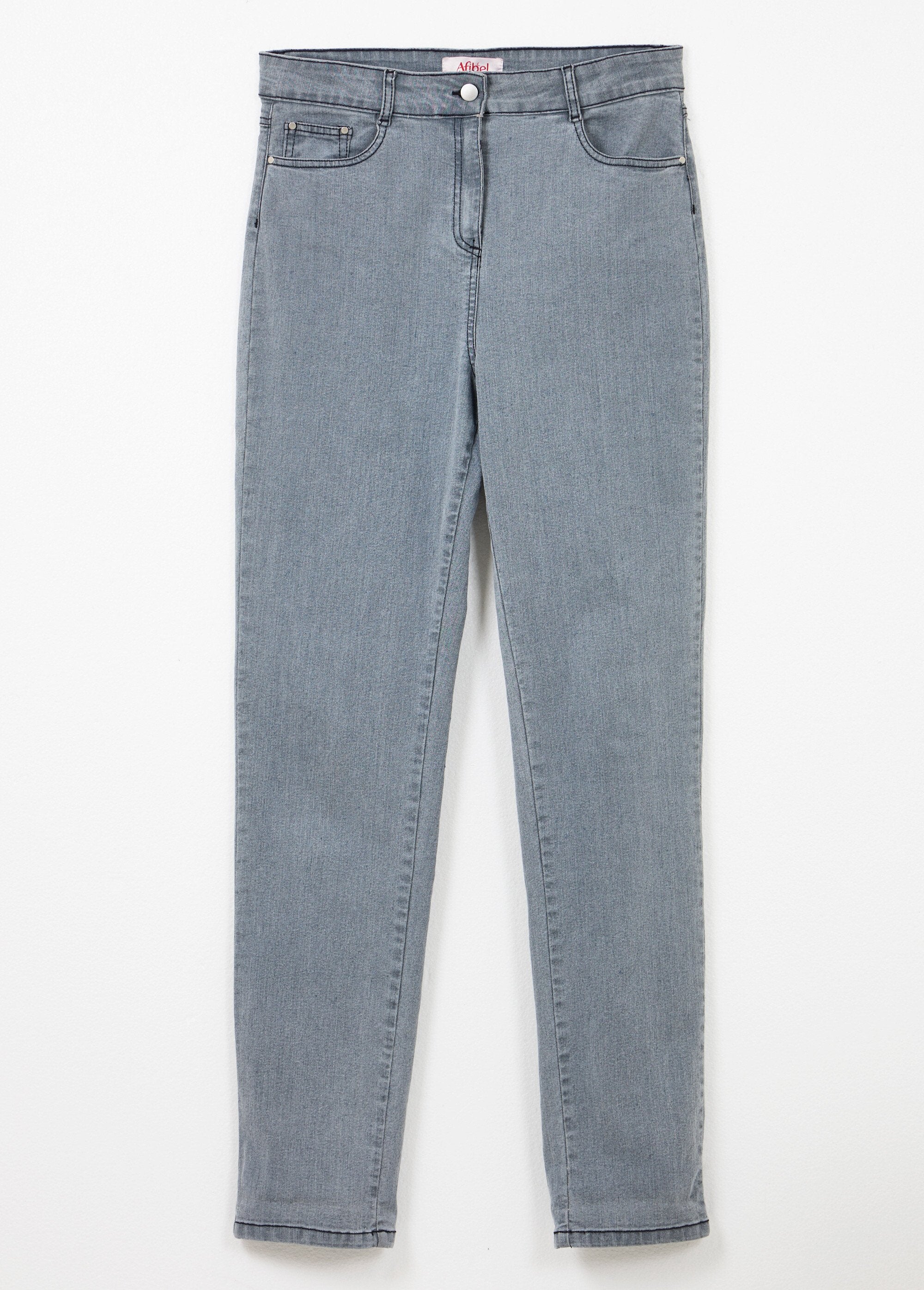 Jeans_5_tasche_in_cotone_elasticizzato_con_cintura_in_vita_Gris_AP1_slim