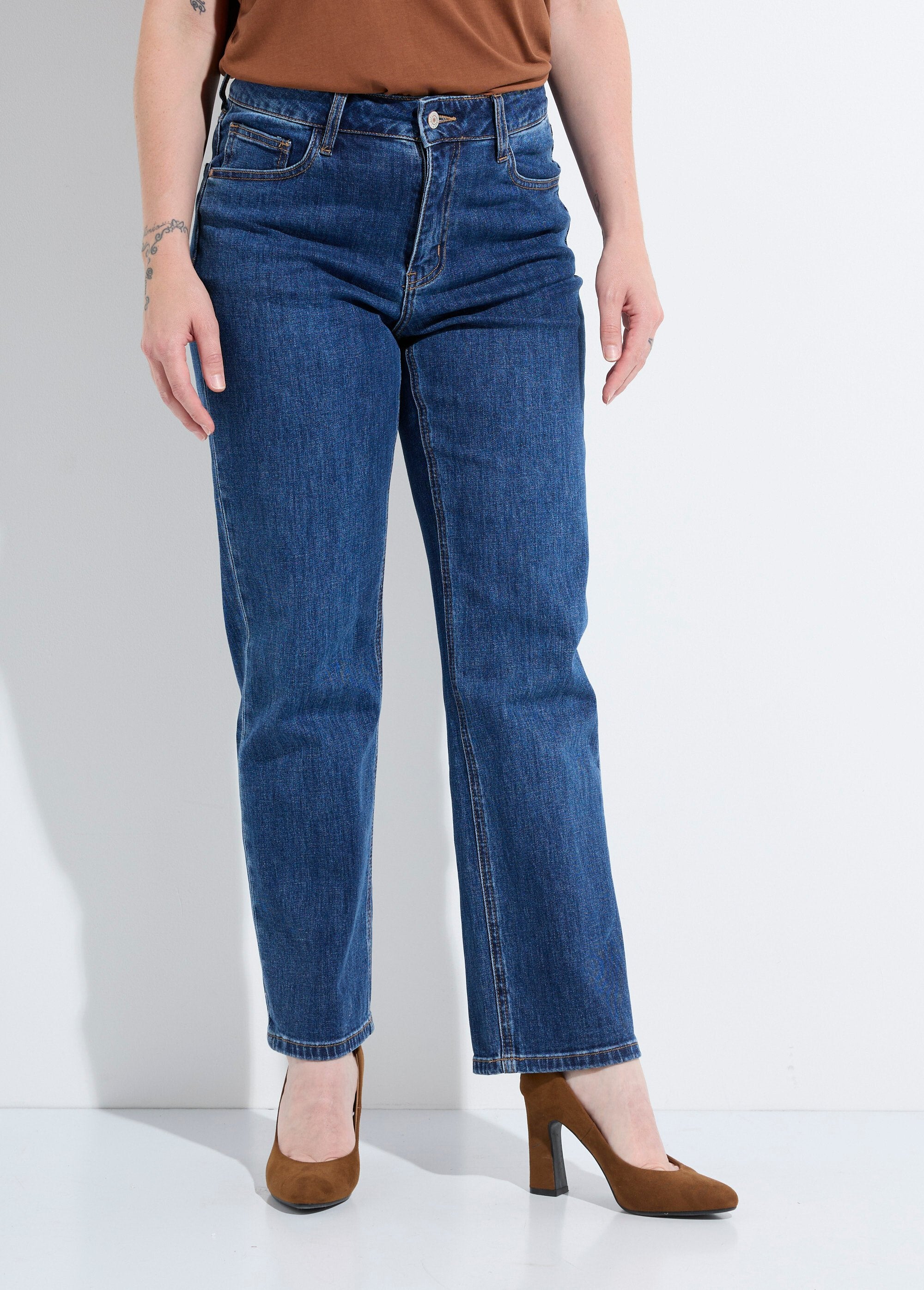 Jeans_5_tasche_a_gamba_dritta,_speciale_per_SMALL_Denim_fonce_FA1_slim