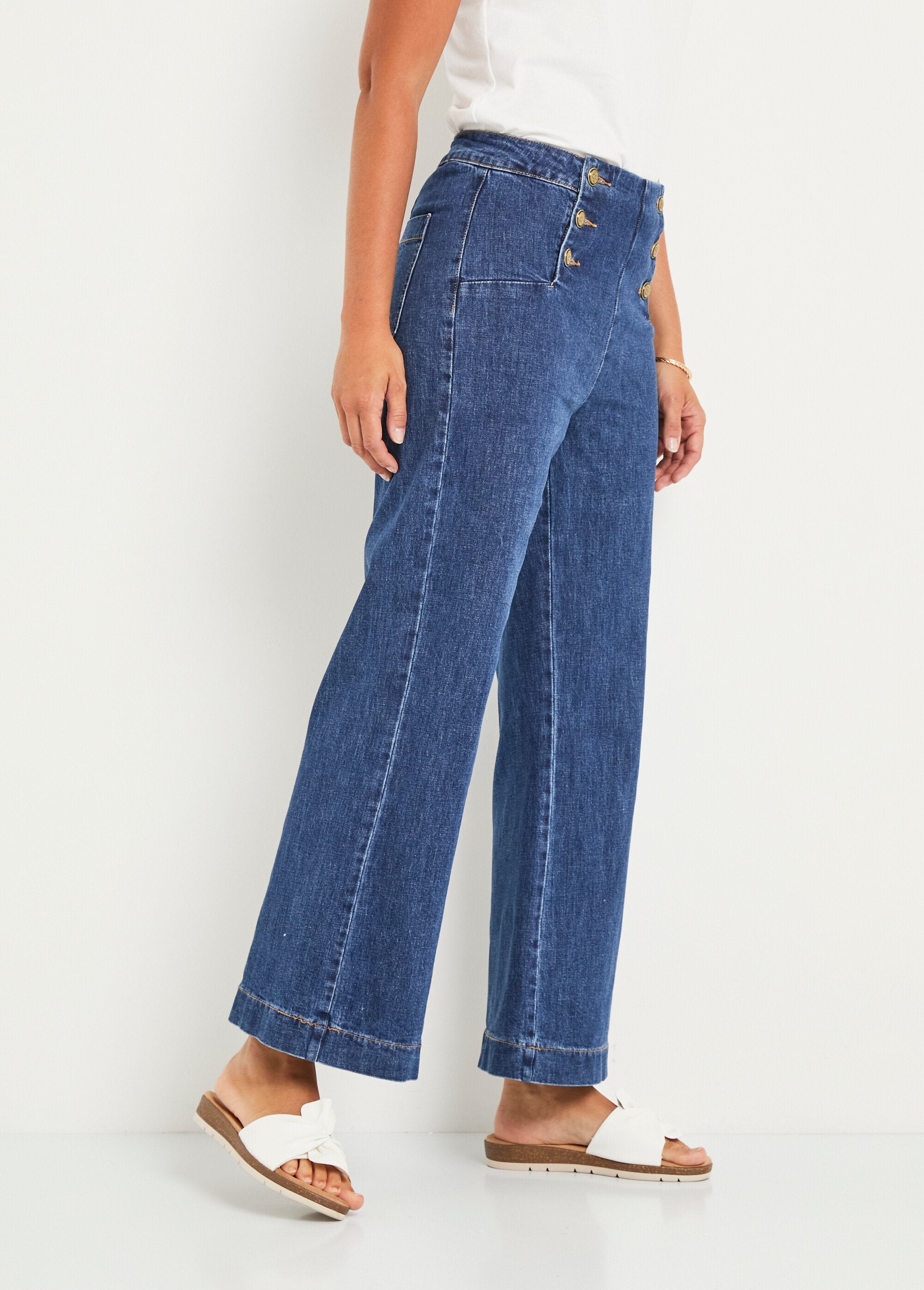 Jeans_flare_elasticizzati_con_vita_a_ponte_Bleu_stone_fonce_DR1_slim