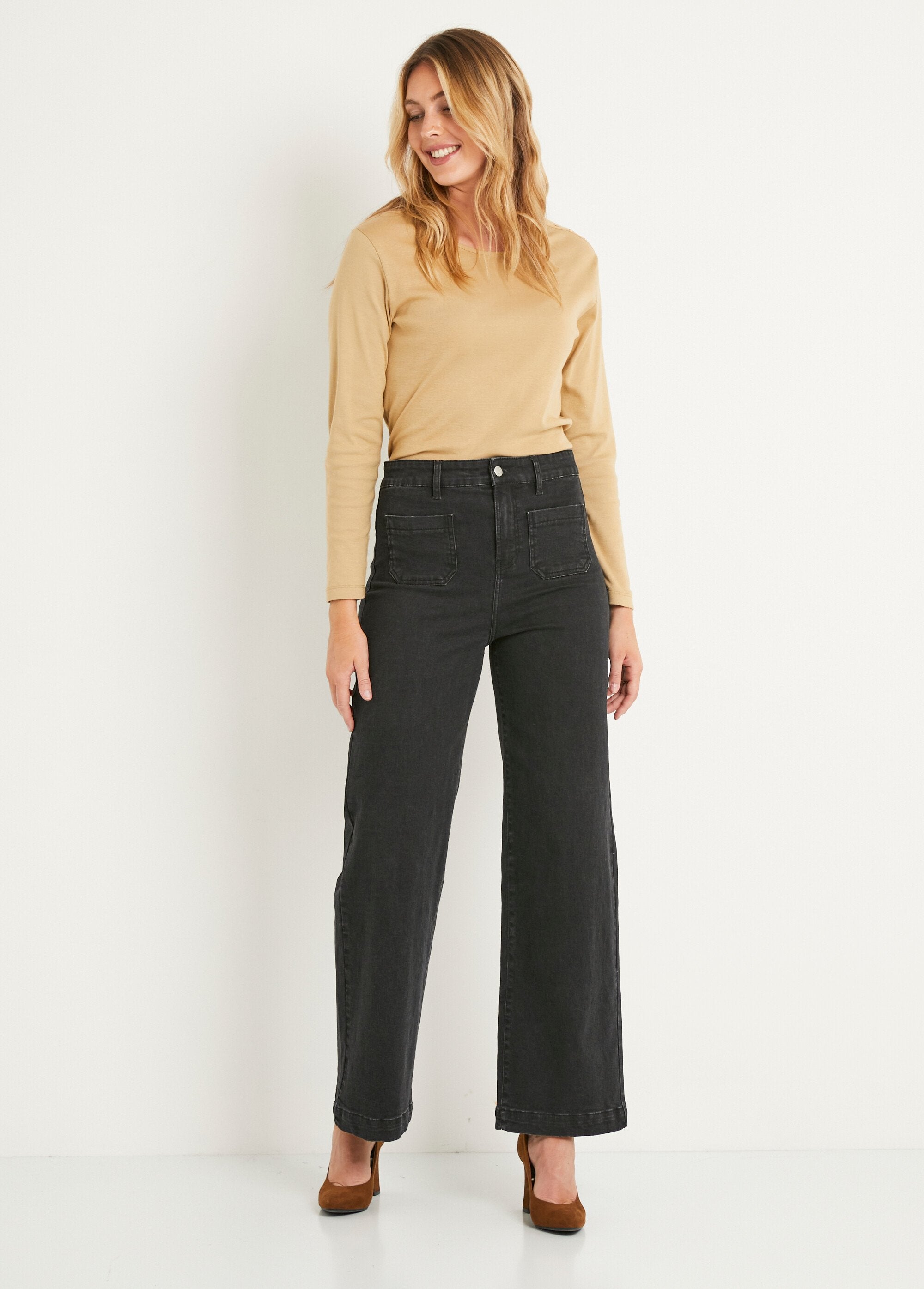 Jeans_larghi_in_denim_extra_stretch_con_4_tasche_Noir_SF1_slim