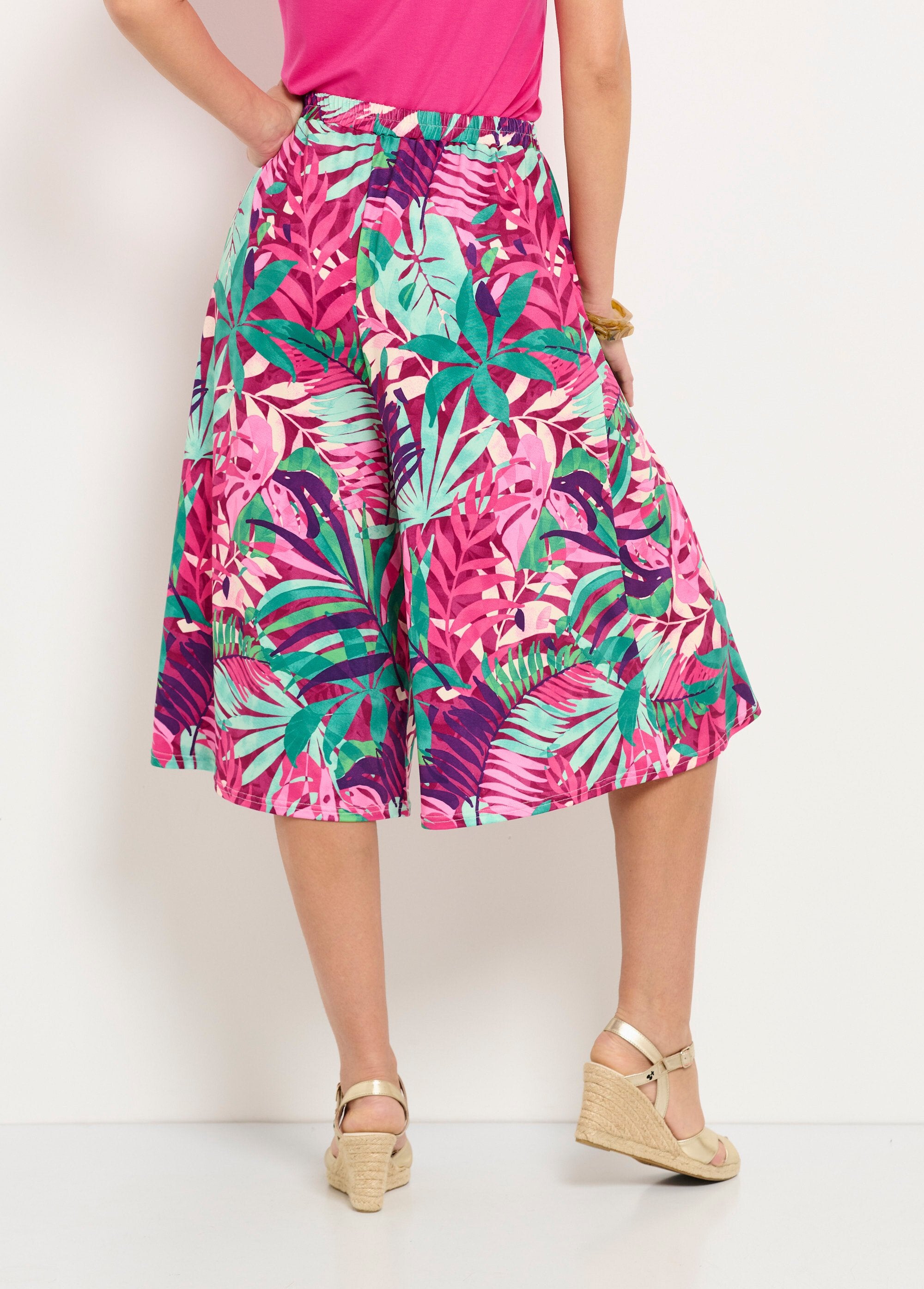Culottes_con_stampa_tropicale_ed_elastico_in_vita_Multicolore_DO1_slim