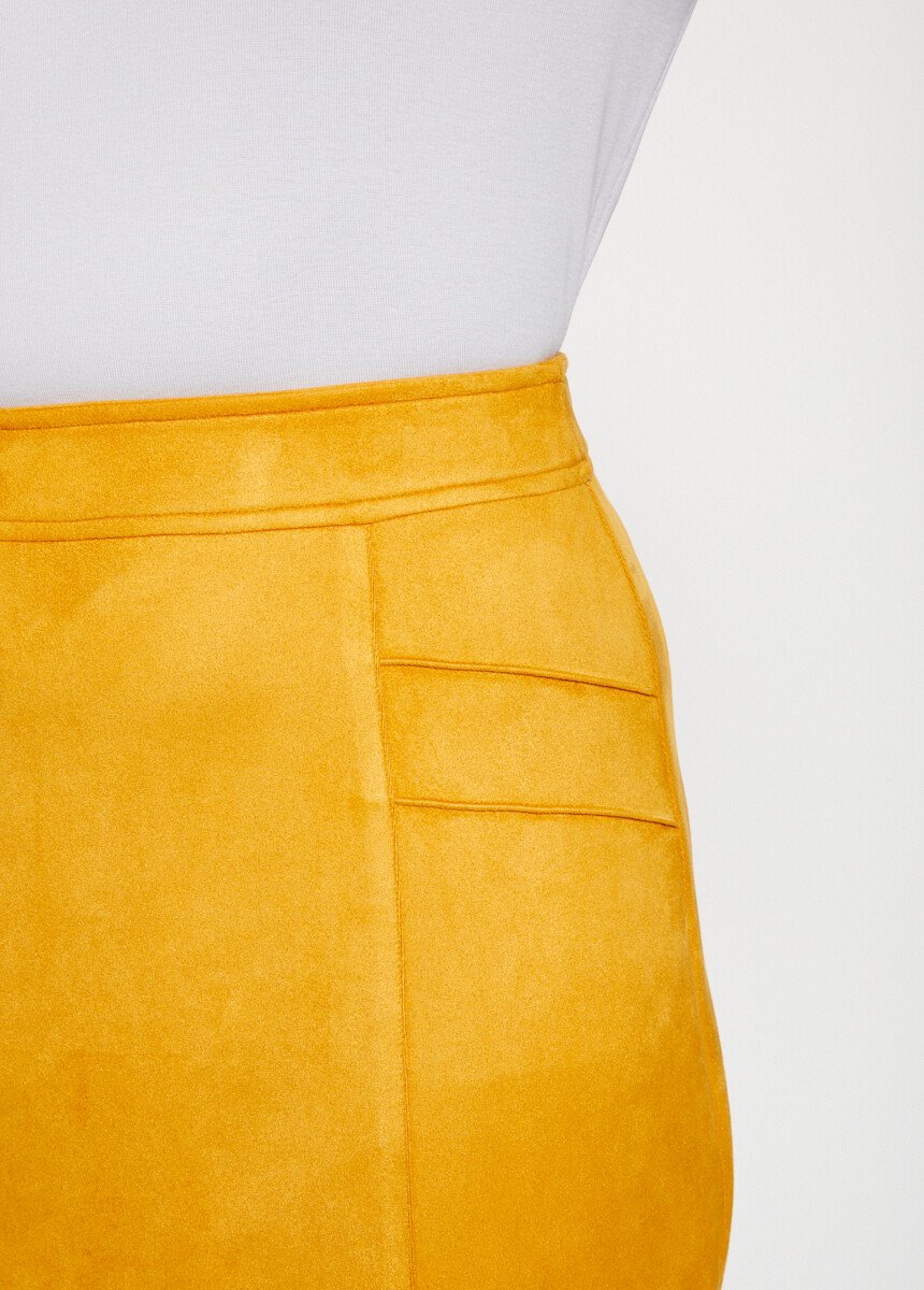 Gonna_a_tubino_in_maglia_scamosciata_Miel_DE1_slim