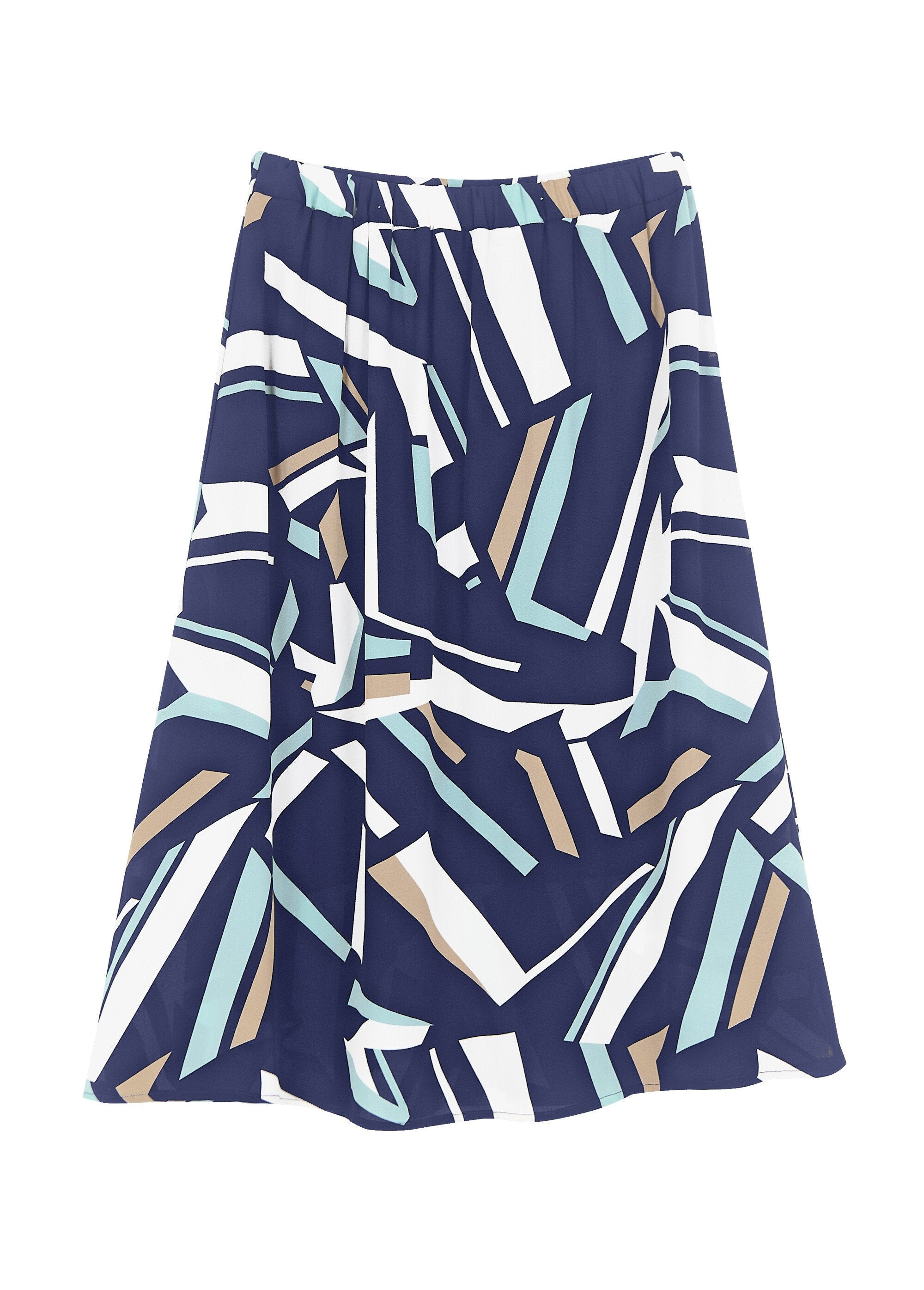 Gonna_lunga_grafica_svasata_con_elastico_in_vita_Marine_et_beige_AP1_slim