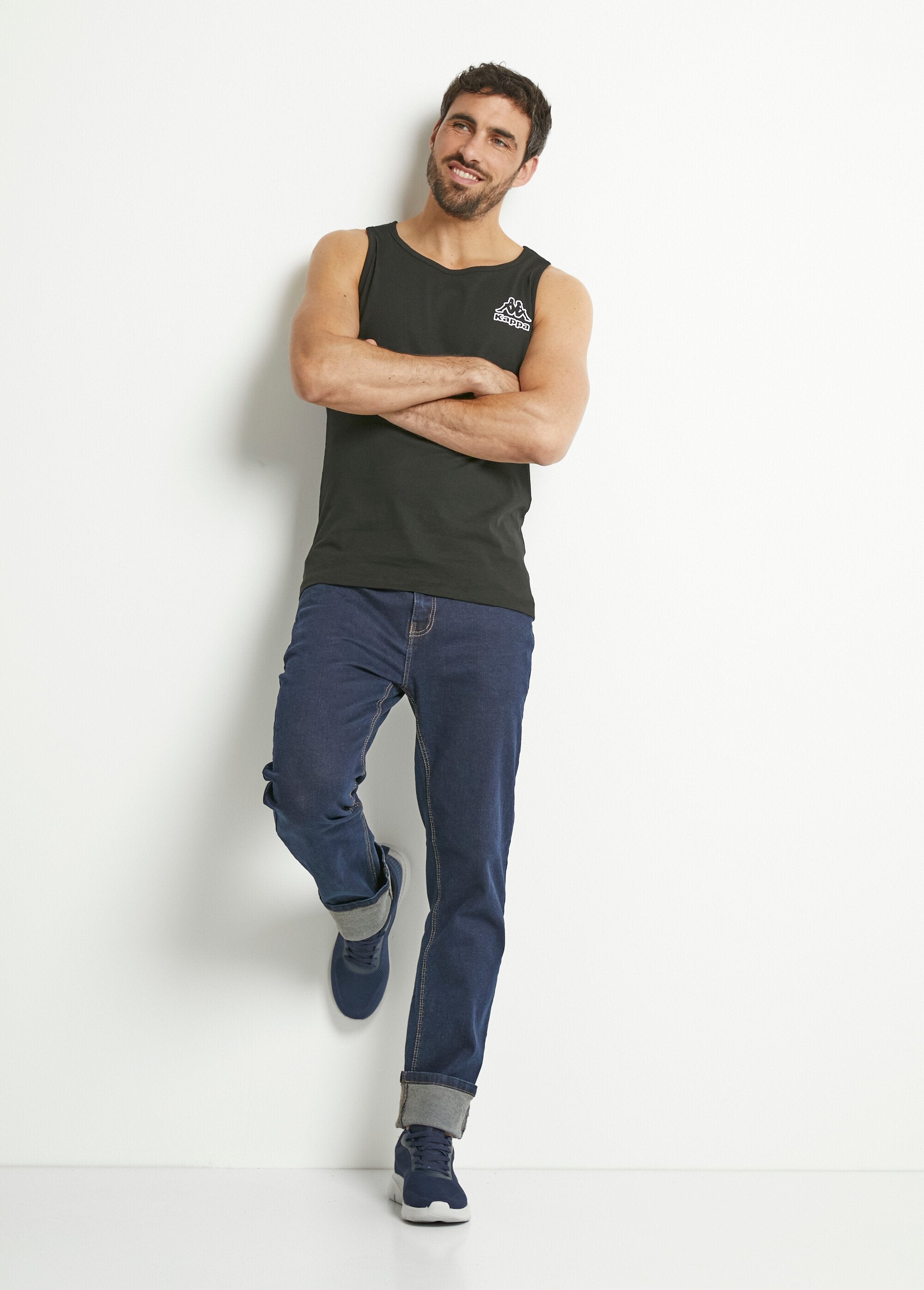 Kappa®_-_Set_di_2_canottiere_senza_maniche_con_scollo_rotondo_Noir_lot_2_SF1_slim