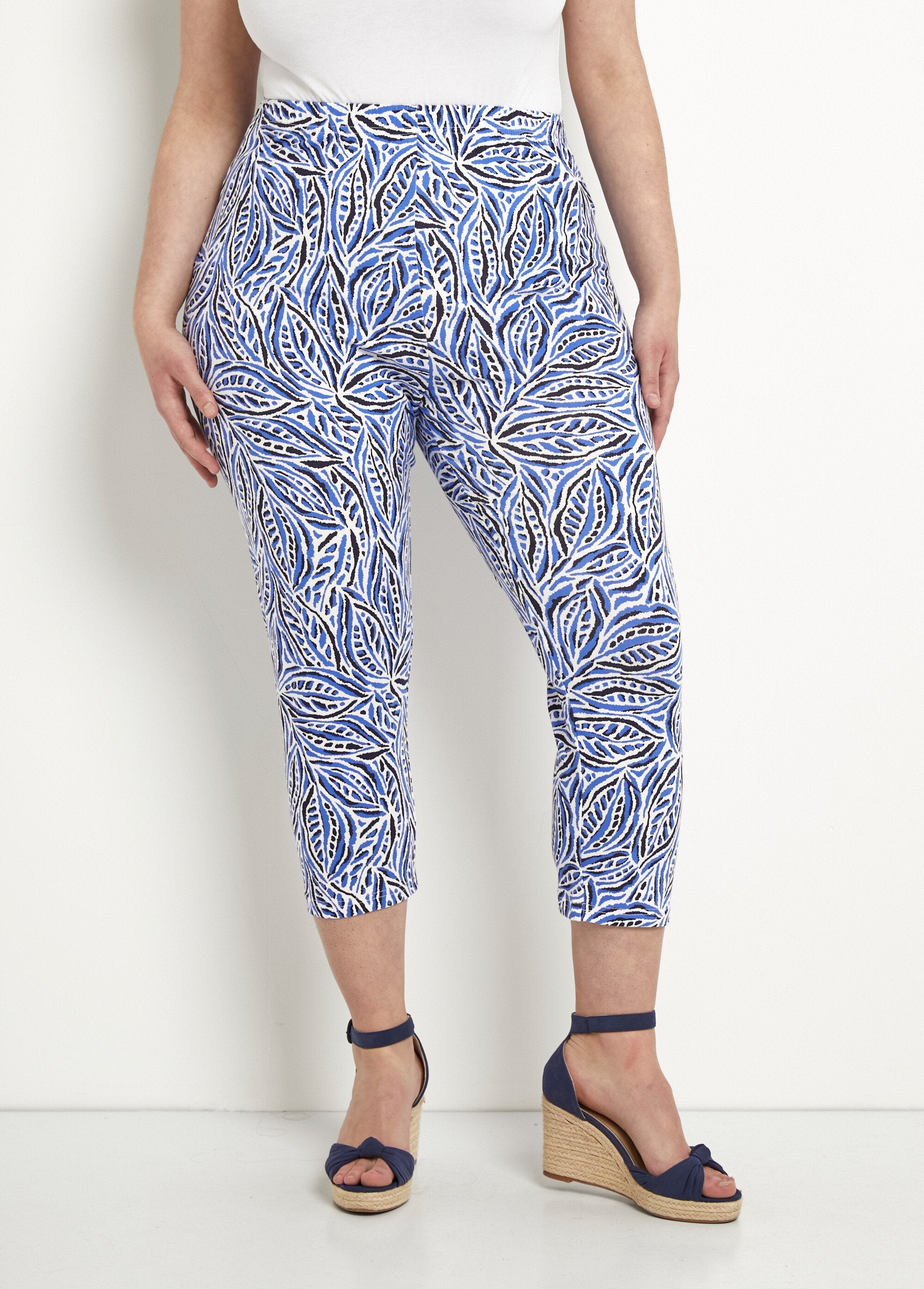 Leggings_corti_in_cotone_con_elastico_in_vita_Imprime_bleu_FA1_curvy