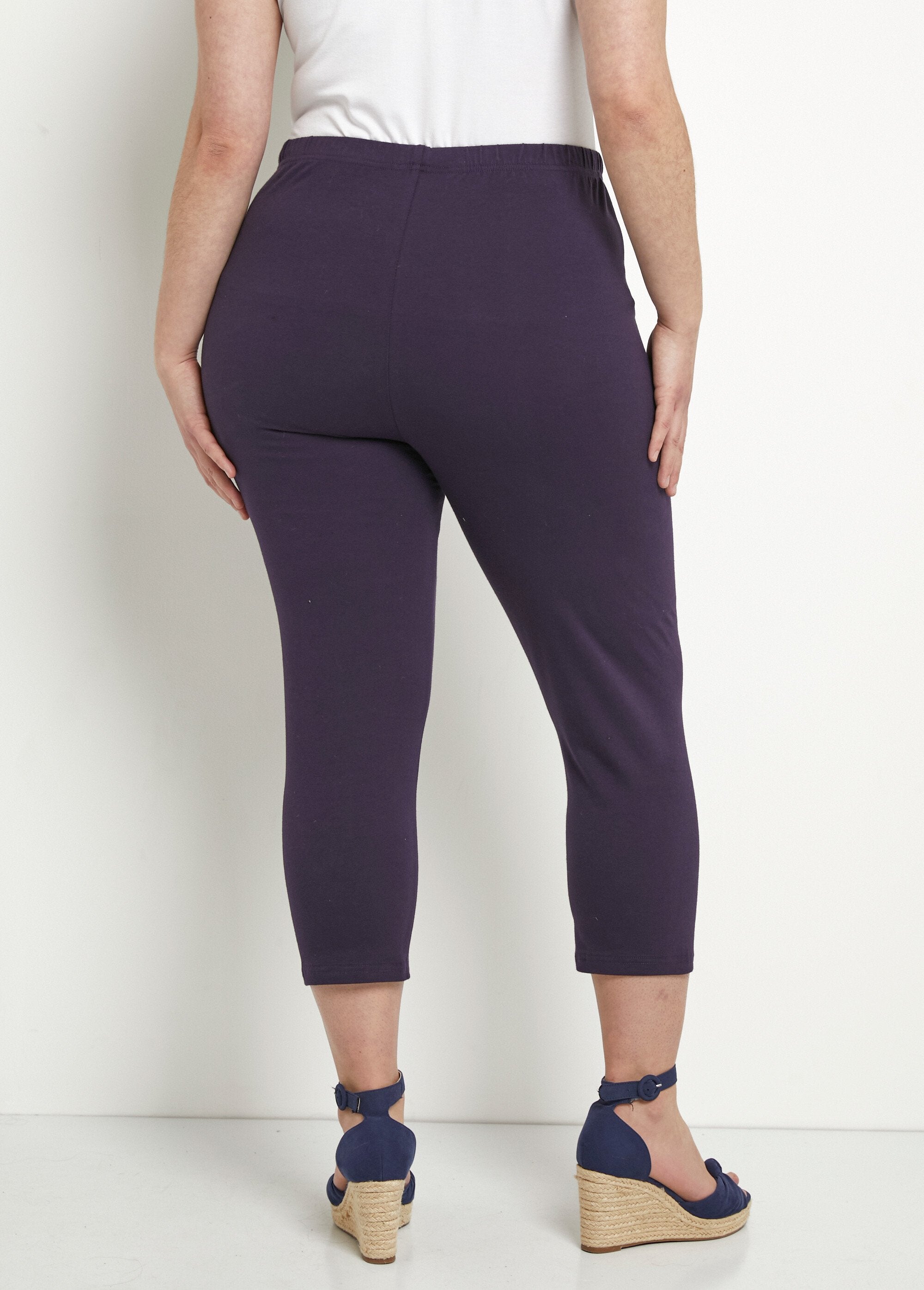 Leggings_corti_in_cotone_con_elastico_in_vita_Uni_prune_DO1_curvy
