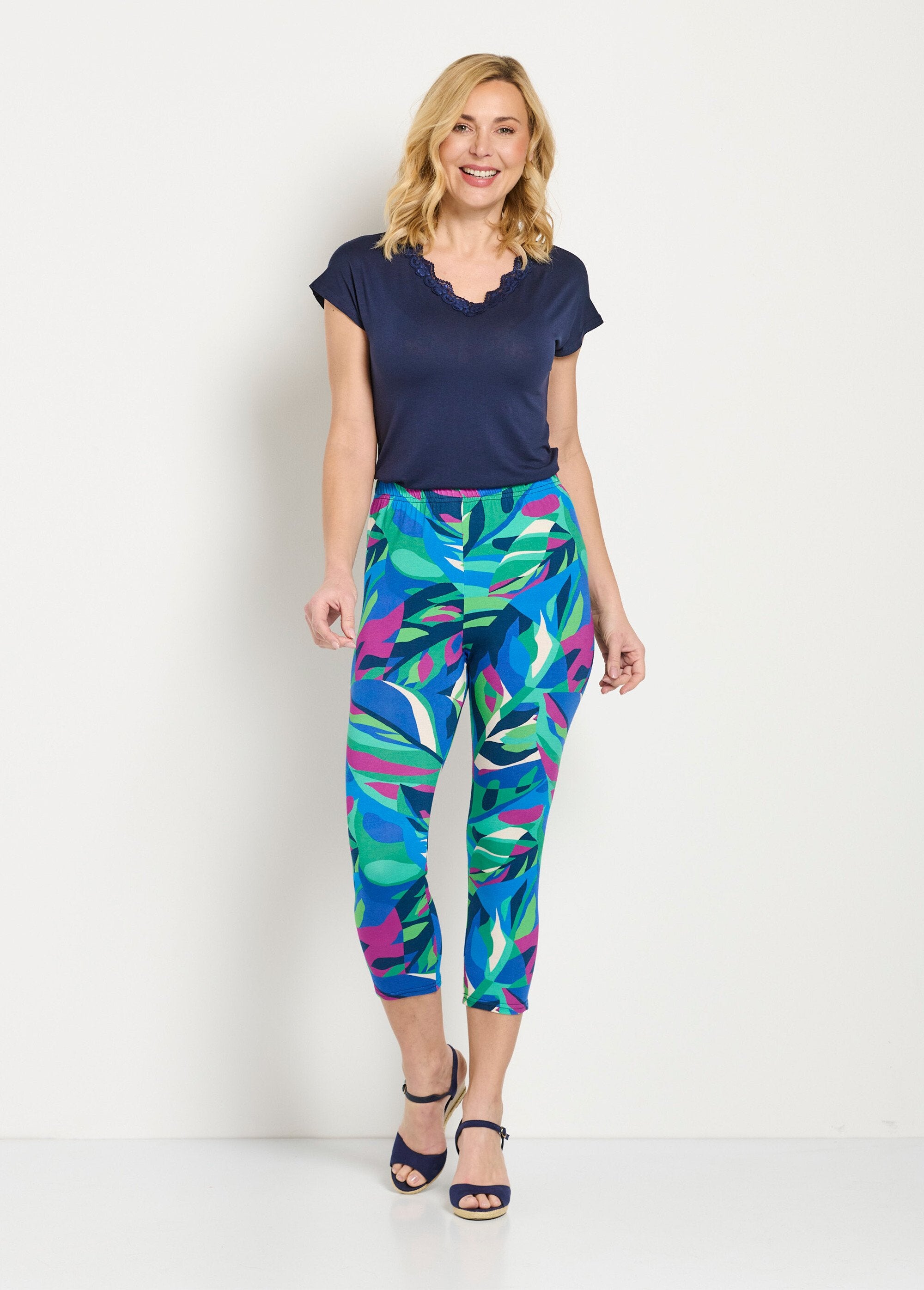 Leggings_corti_con_elastico_in_vita_Multicolore_SF1_slim
